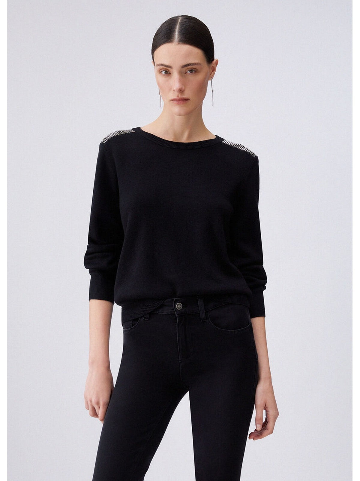 LIU JO SPORT Maglia Donna TA6043MS59L 22222 Nero
