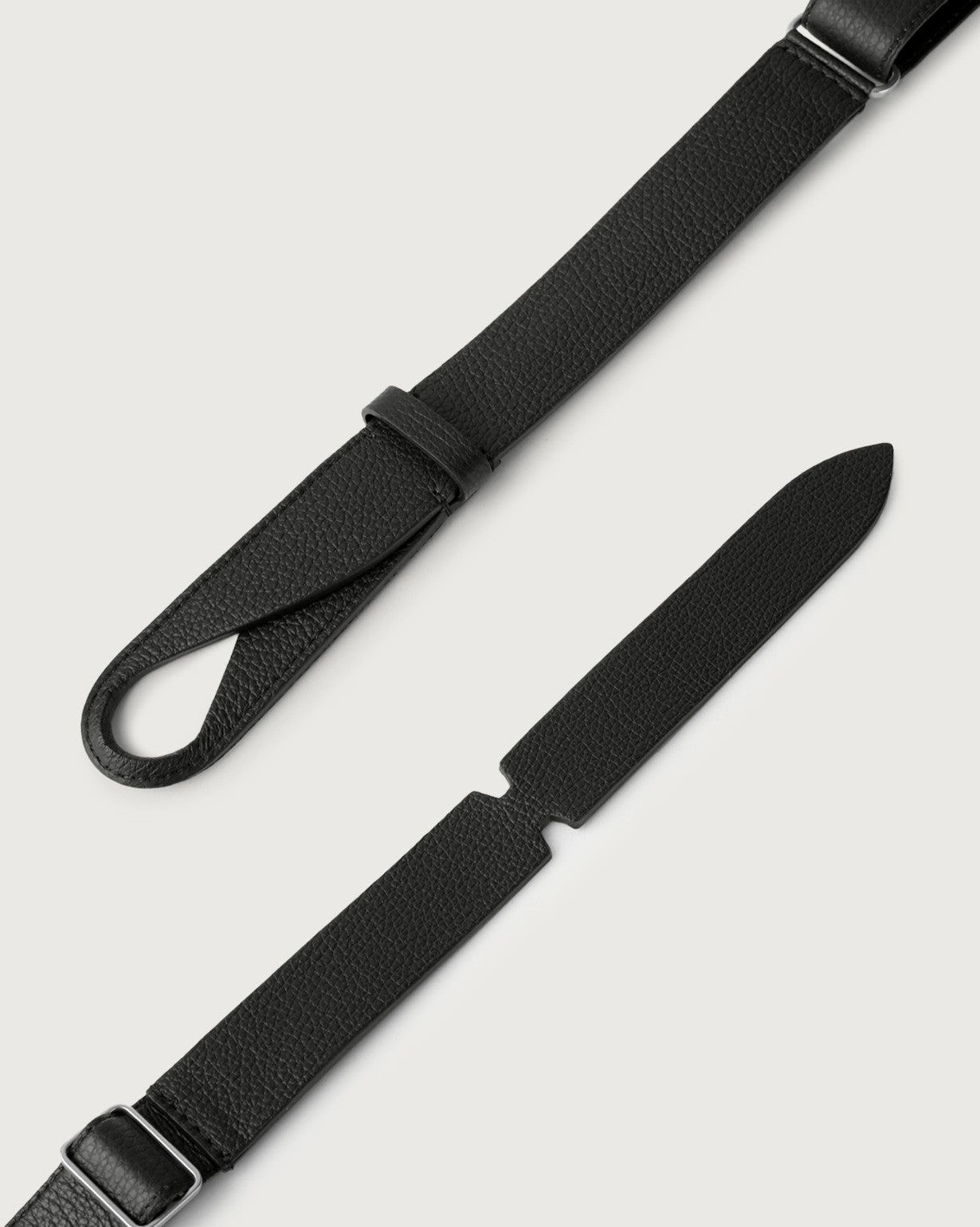 ORCIANI Cintura Uomo NOBUCKLE MICRON NB0039_MIC NERO NERO