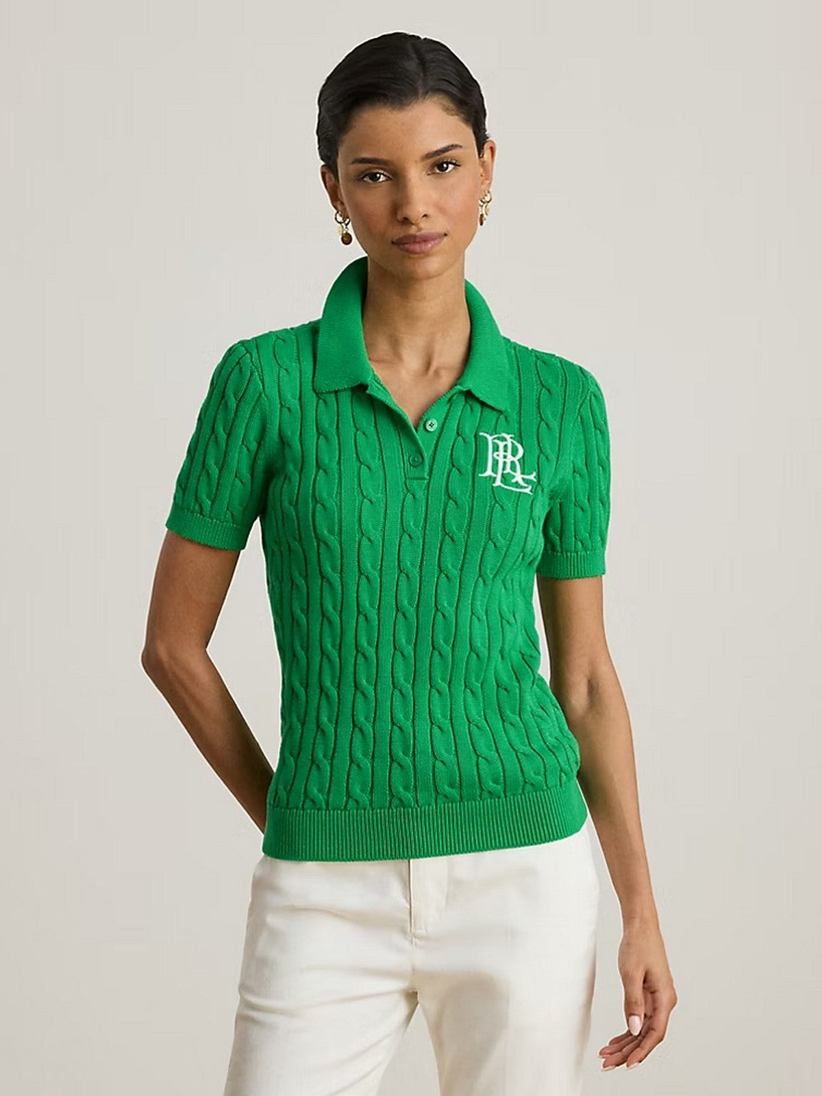 LAUREN RALPH LAUREN Polo Donna NATRISSA-SHORT SLEEVE-PULLOVER 200932224 015 STEM