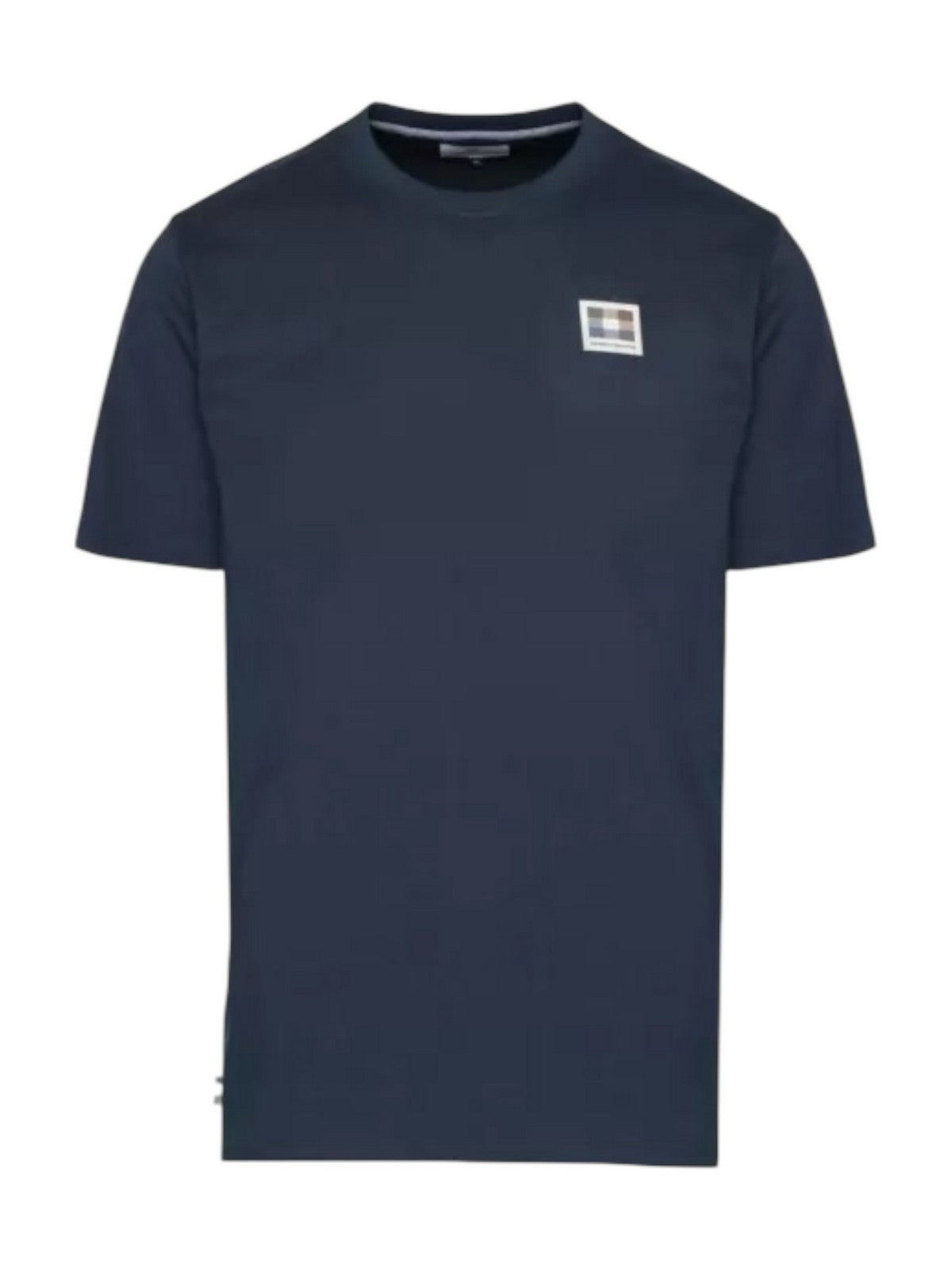 AQUASCUTUM T-shirt Uomo ACTIVE CLUB CHECK PATCH T-SHIRT AA-B004-TS011 NAVY NAVY gioboutiqueweb