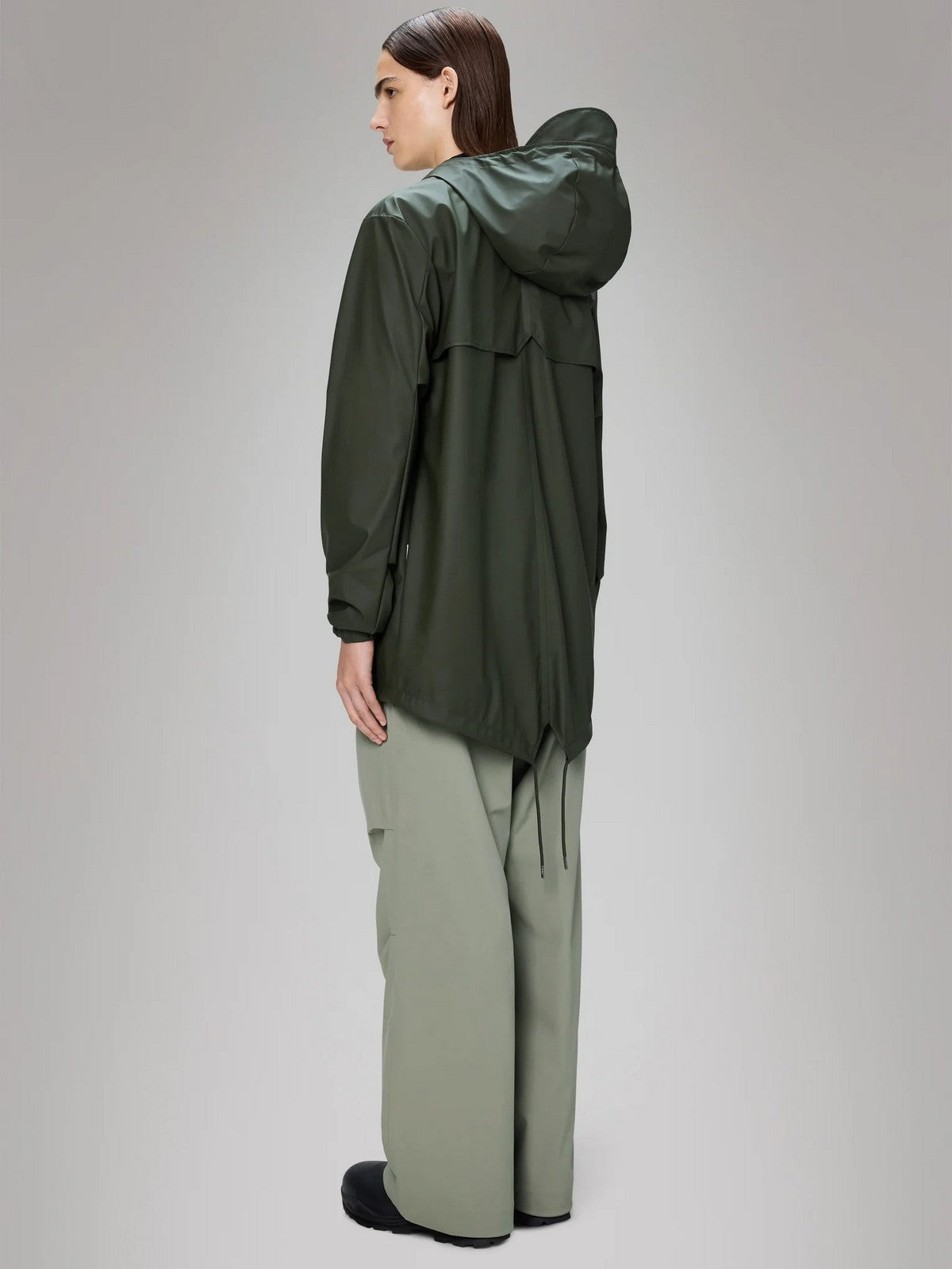 RAINS Giubbino Unisex adulto Fishtail Jacket W3 18010 03 Green GREEN