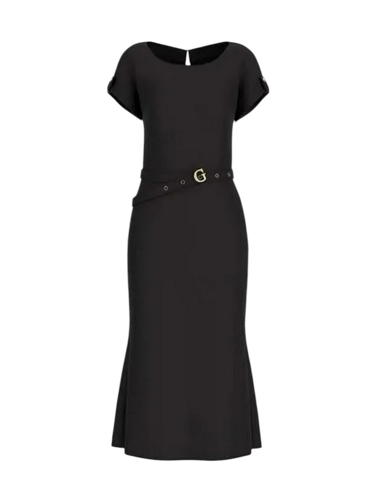 GUESS Abito Donna DALIA BELTED DRESS W6GK50 W1950 JBLK Jet Black A996
