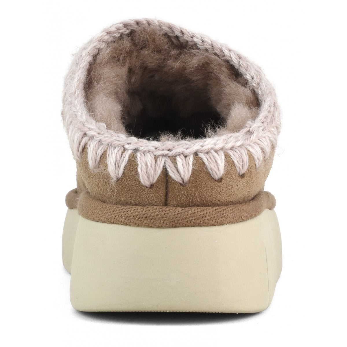 MOU Ciabatta Donna Bounce clog metal logo MU.FW531001A PKBRO Pink Brown