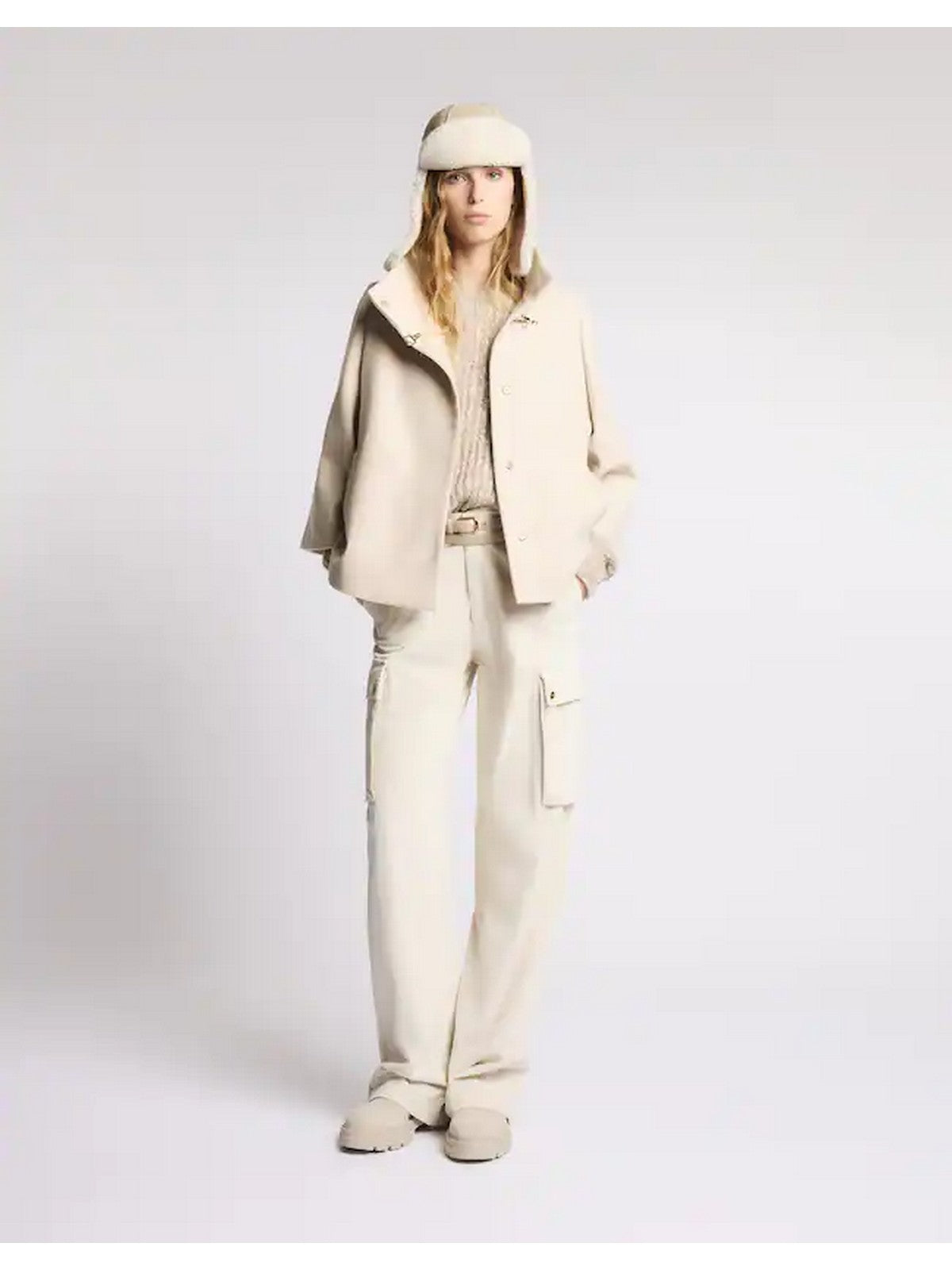 FAY Cappotto Donna NAW12514490XMYC002 Avorio