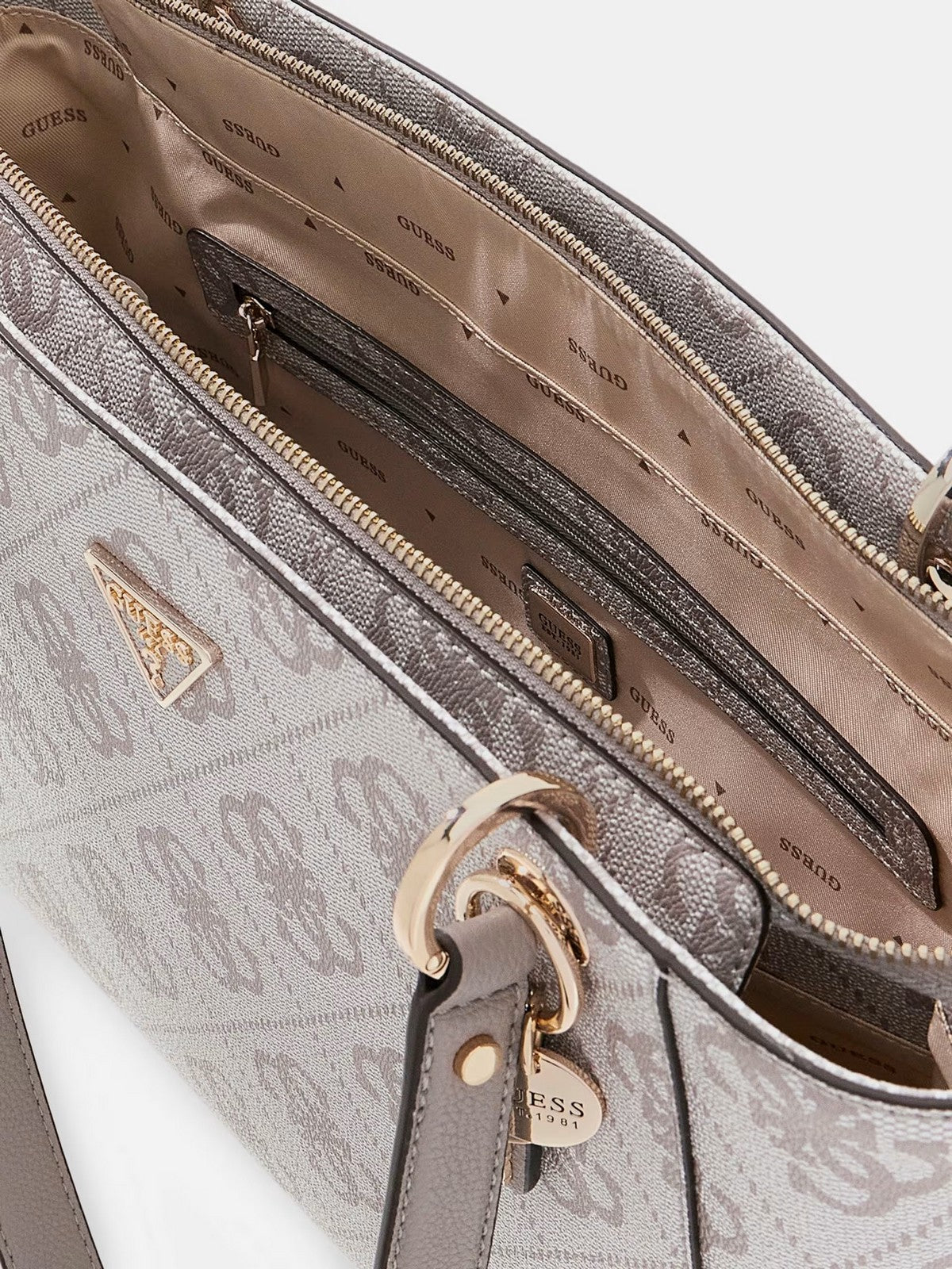 GUESS Borsa Donna NOELLE II TOTE HWSO96 72250 DKO DARK TAUPE LOGO