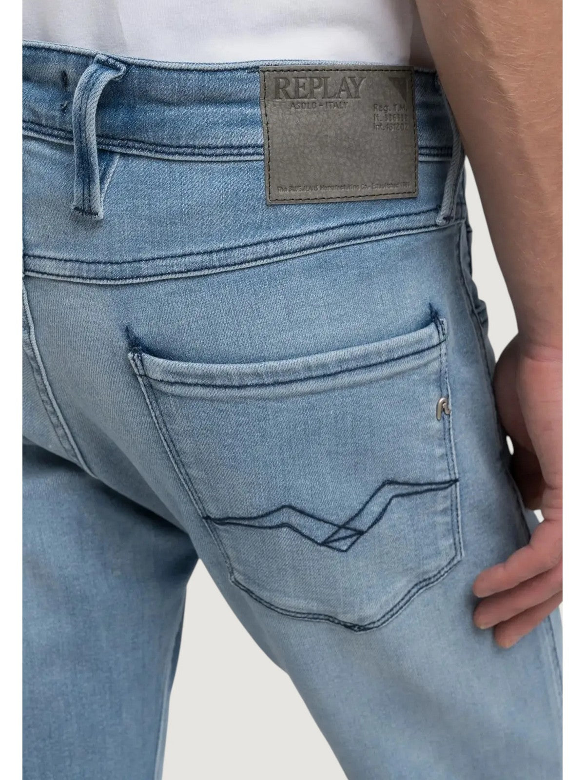 REPLAY Jeans Uomo ANBASS M914Y000261C42 010 LIGHT BLUE