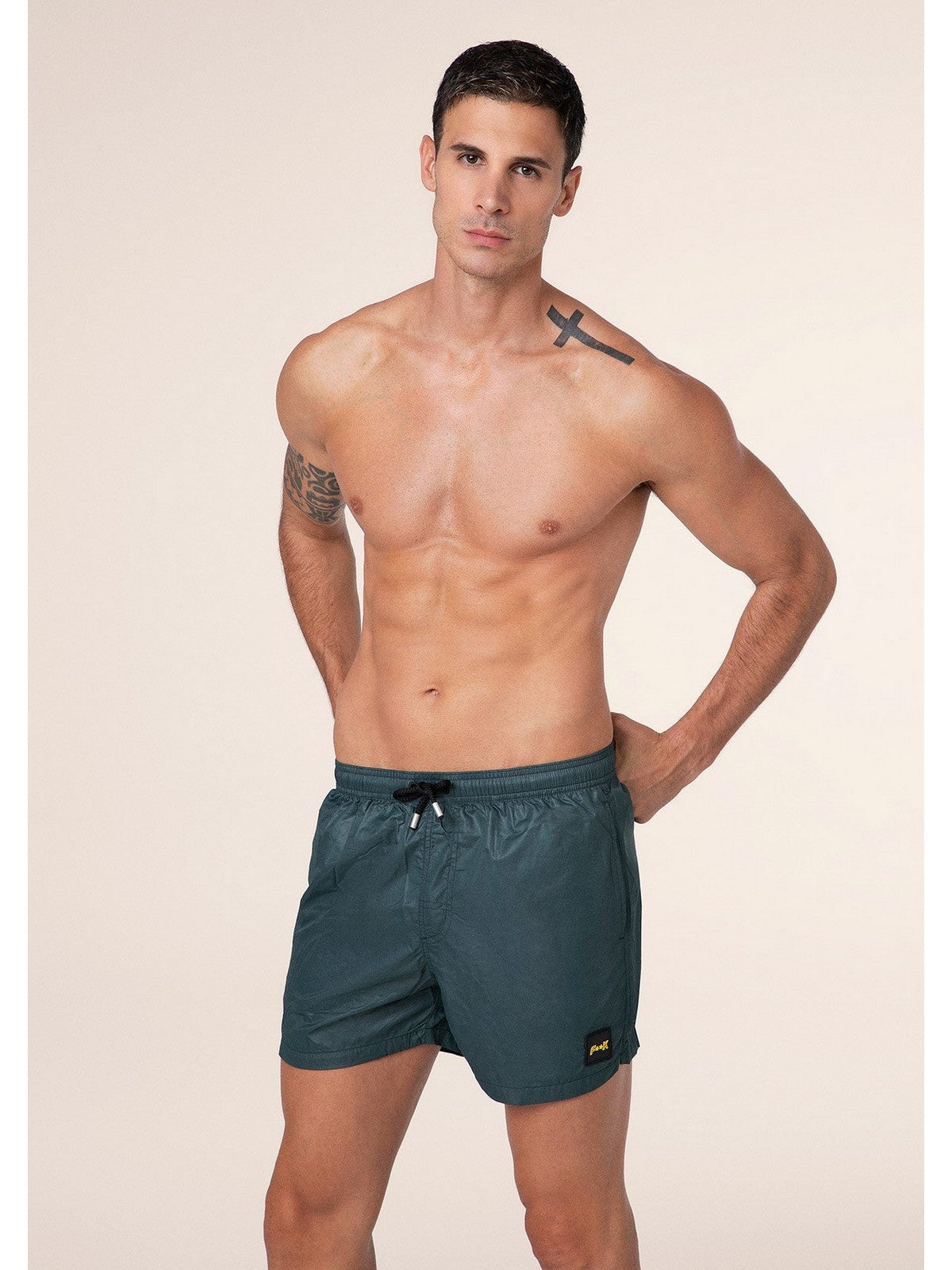 F**K Costume da bagno Uomo FK25-M01BU02VS VERDE SCURO gioboutiqueweb