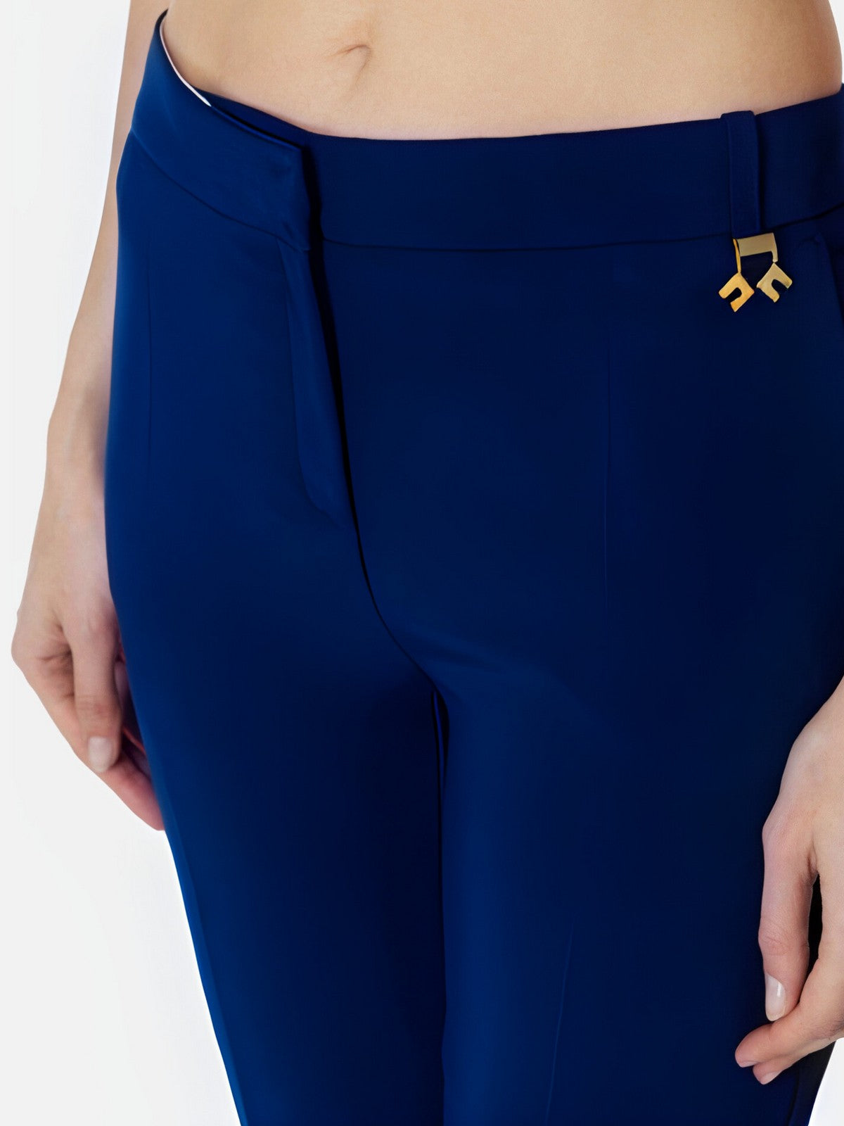 ELISABETTA FRANCHI Pantalone Donna PA09852E2-DC8 Blu gioboutiqueweb