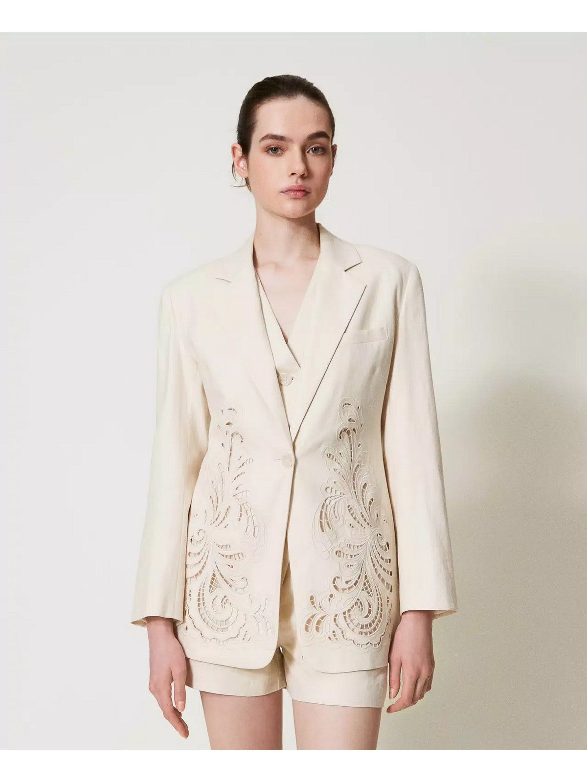 TWINSET Giacca Donna 251TP2160 00059 Beige gioboutiqueweb