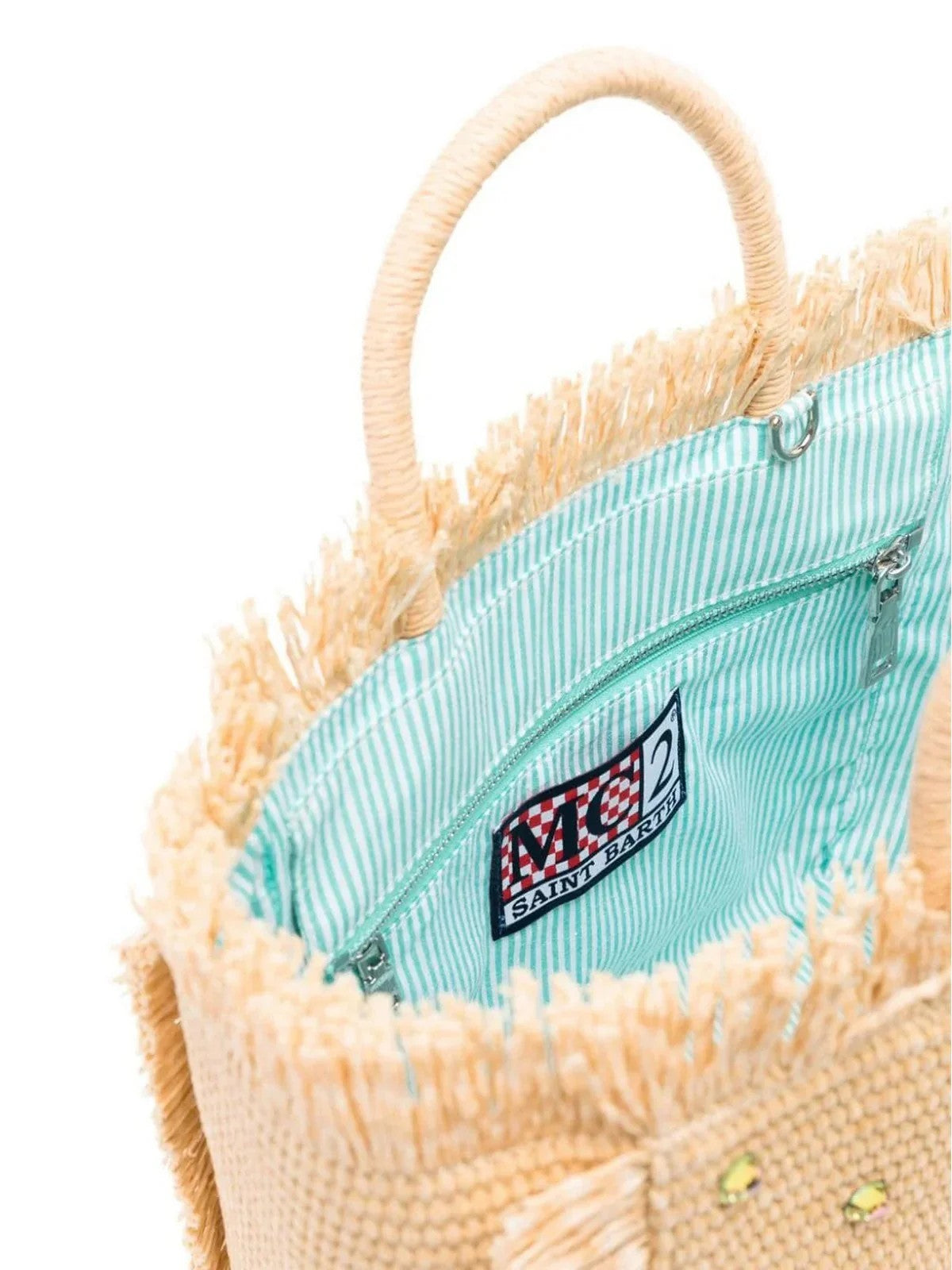 MC2 SAINT BARTH Borsa Donna COLETTE STRAW N 02748L STRASS MULTI 10 EMB