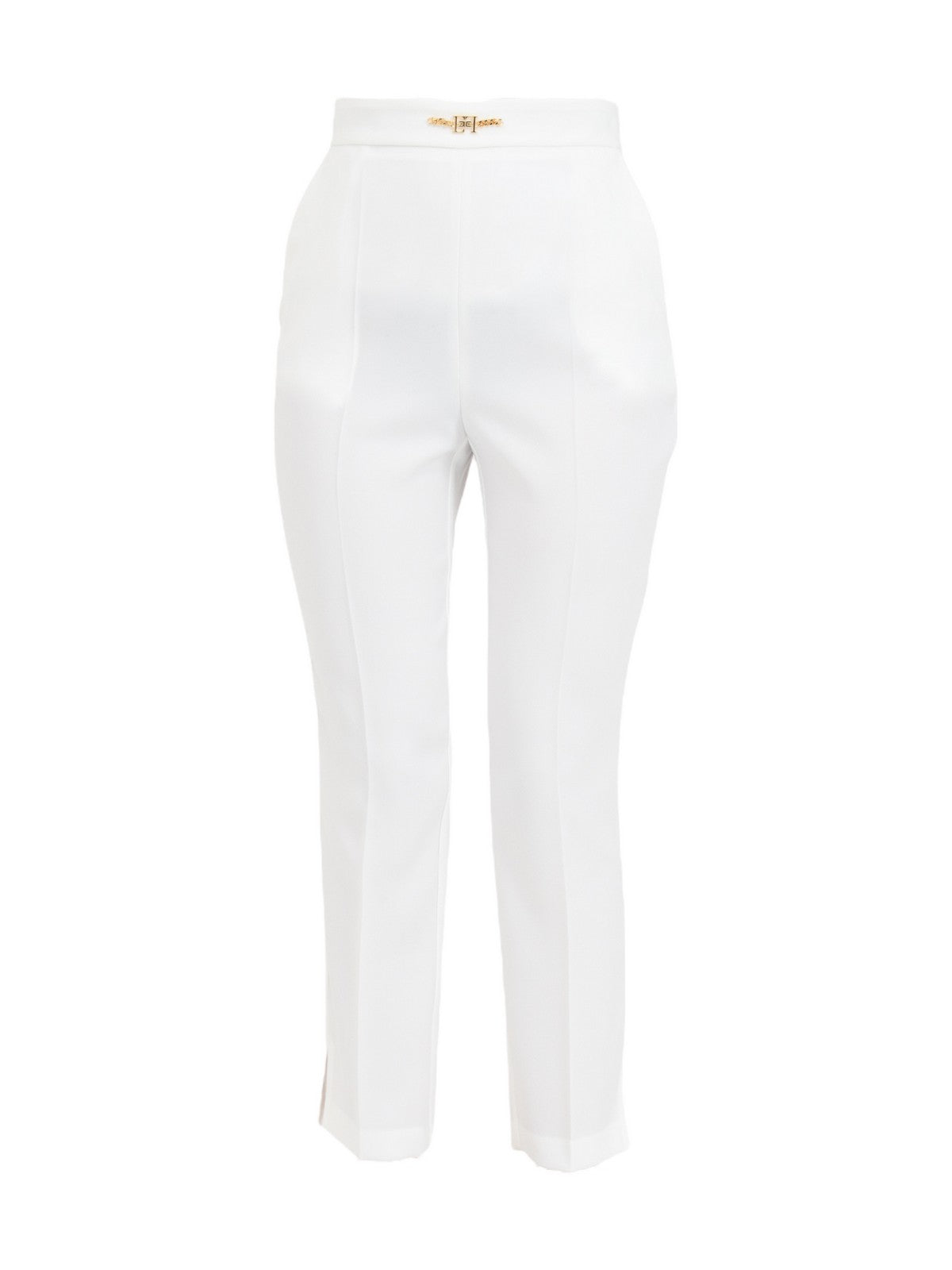 ELISABETTA FRANCHI PA02341E2 360 pantalones de marfil