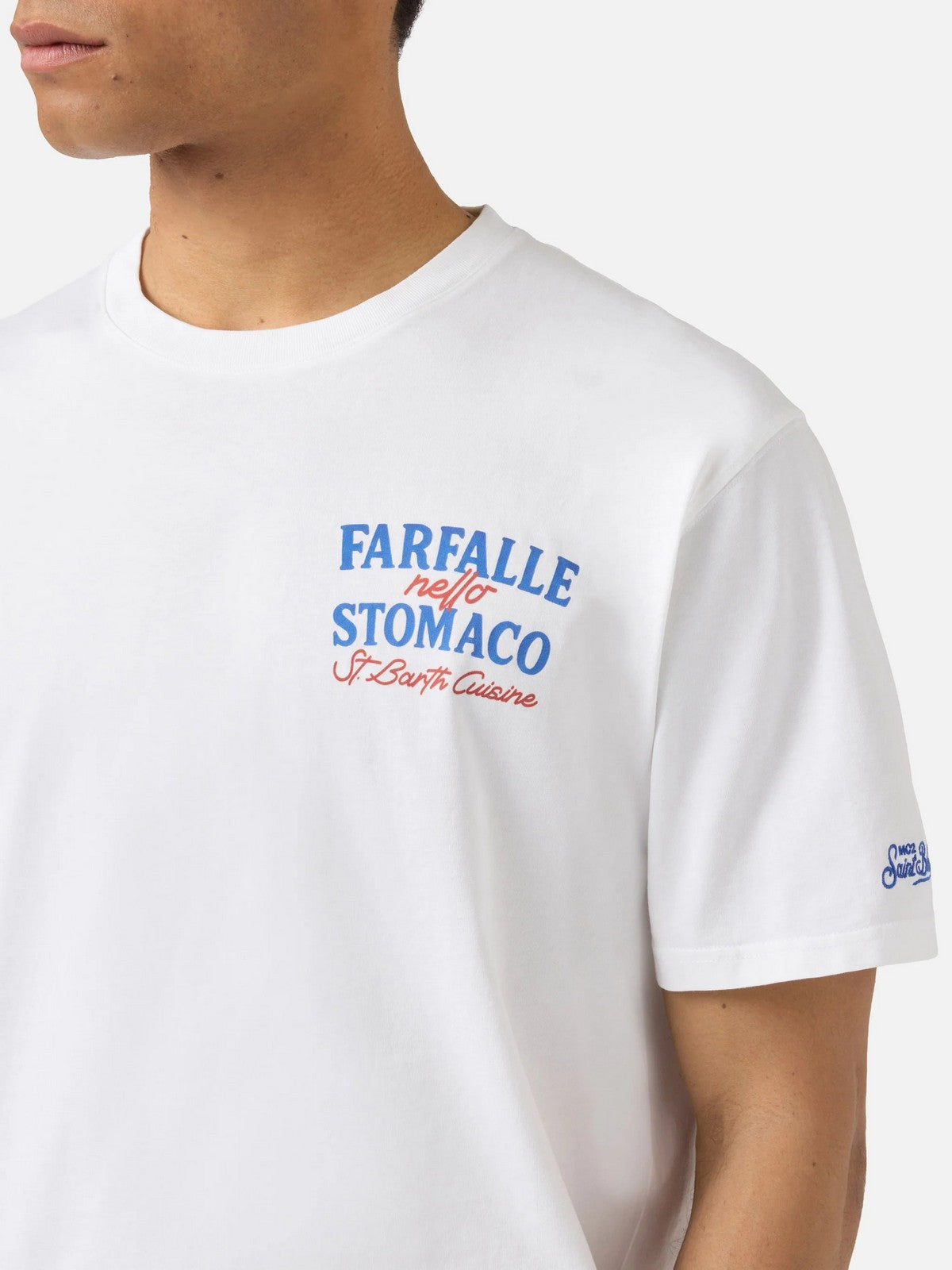 MC2 SAINT BARTH T-shirt Uomo PORTLAND 02006L FARFALLE STOMACO 01N