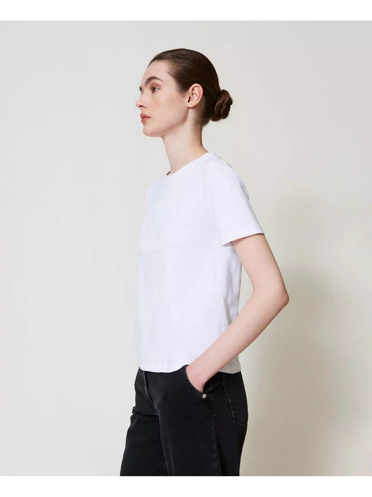 TWINSET T-shirt Donna 251TP2072 00001 Bianco gioboutiqueweb