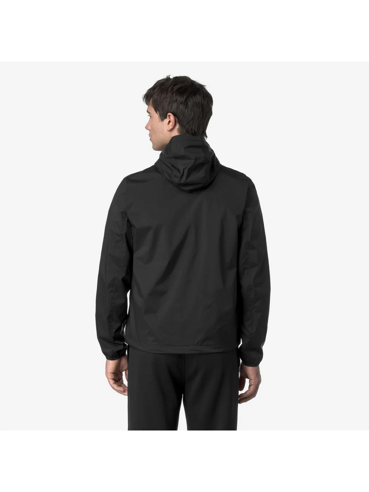 K-WAY Giubbino Uomo Jack stretch nylon jersey K3123UW USY Nero gioboutiqueweb