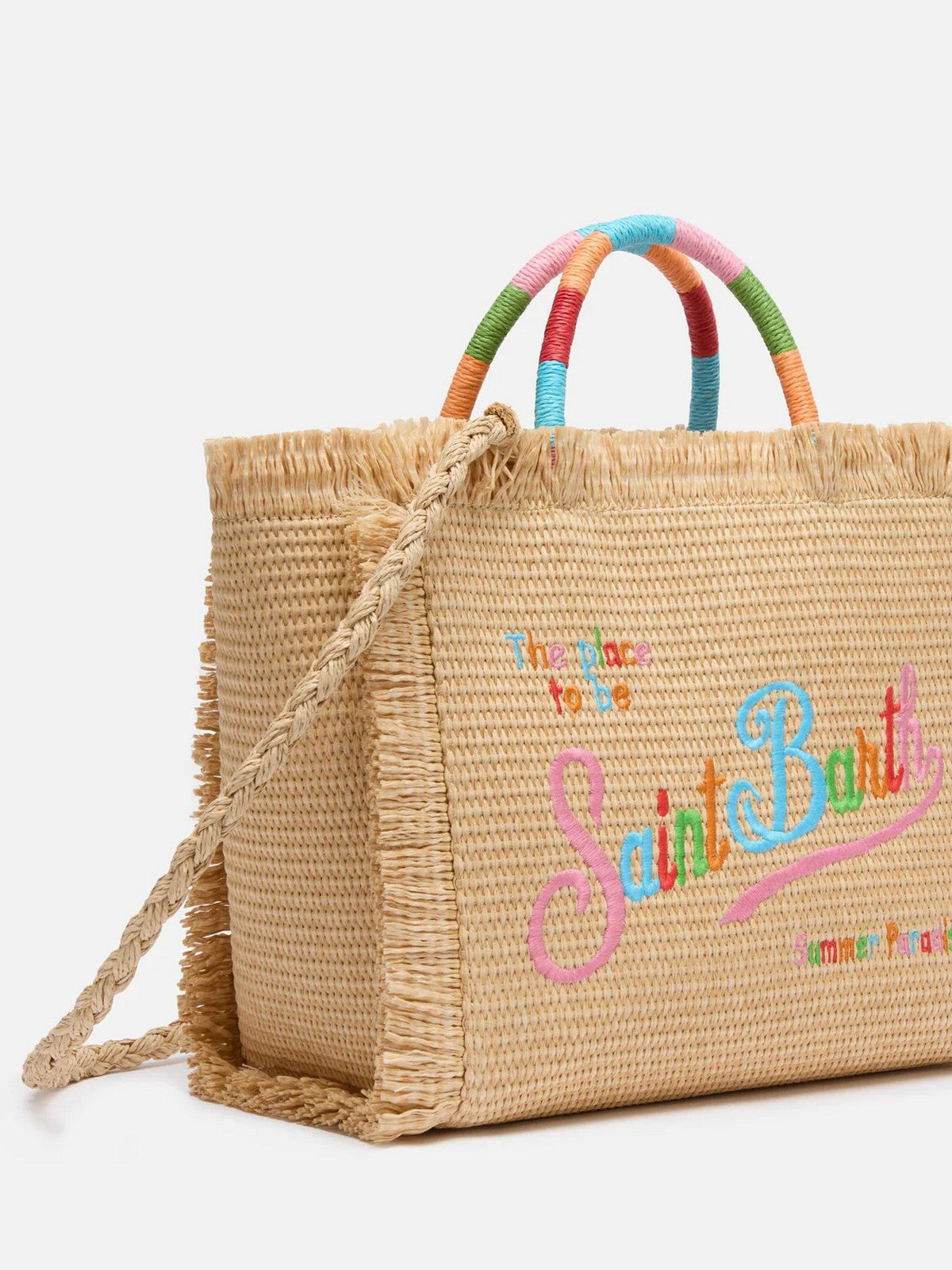 MC2 SAINT BARTH Borsa Donna COLETTE STRAW N 02737L 11 MULTIC EMB gioboutiqueweb