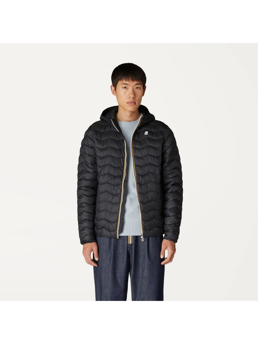 K-WAY Piumino Uomo Jack eco warm K6121HW USY Nero gioboutiqueweb