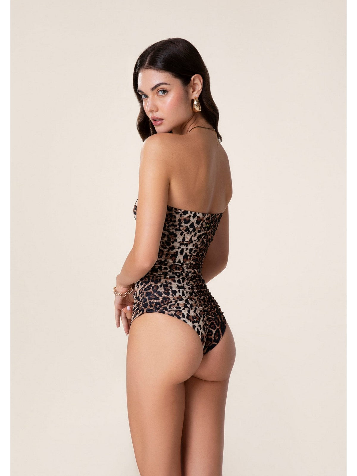 F ** k Mujer de vestuario de baño FK-B013x01 Brown