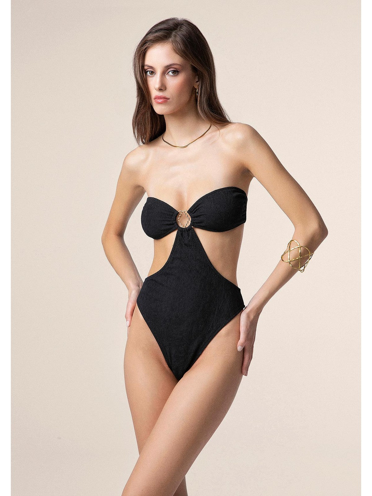 ME FUI Costume da bagno Donna MF25-0505BK BLACK gioboutiqueweb