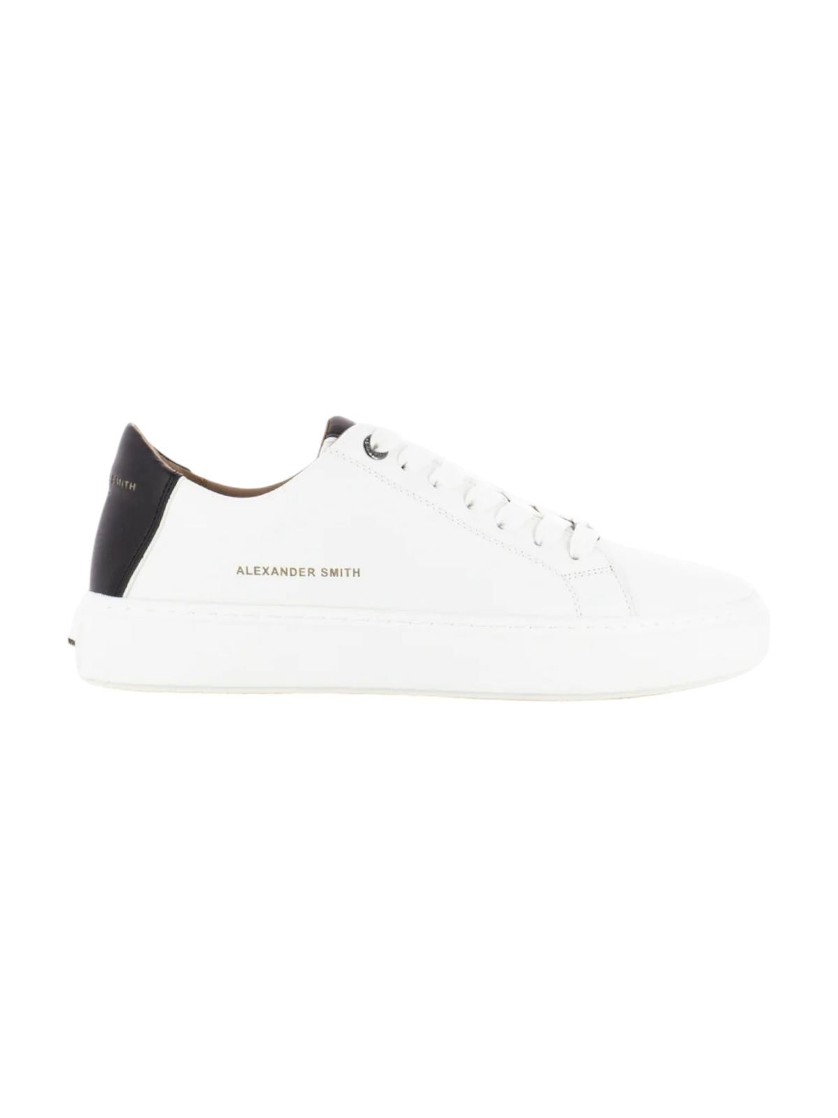 ALEXANDER SMITH Sneaker Uomo LONDON MAN ALBALDM 9010 WBK Bianco gioboutiqueweb