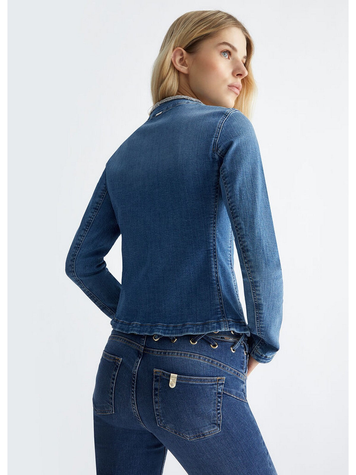 Veste féminine Liu Jo Blue Denim UA4196D4448 78713 Bleu
