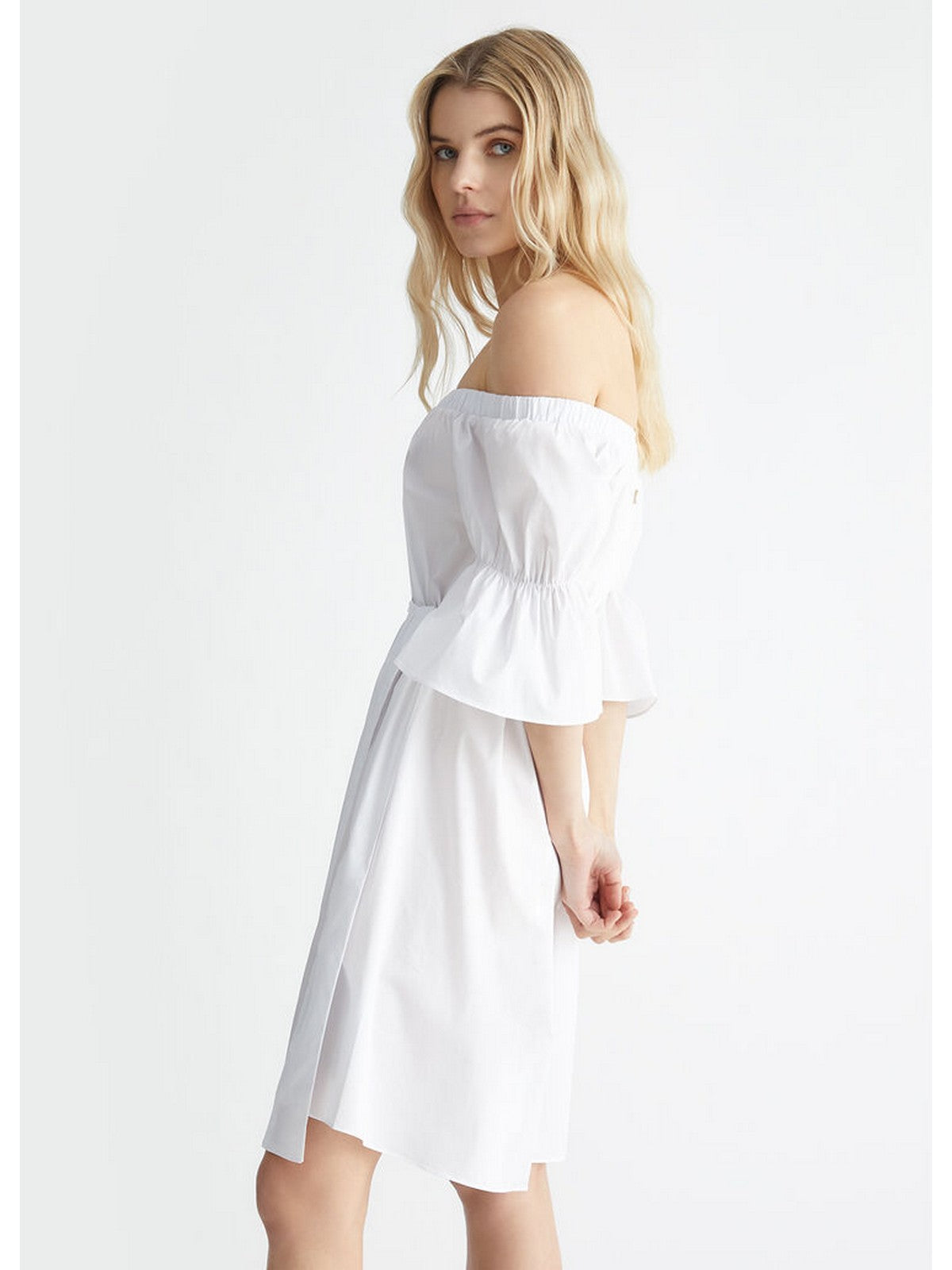 LIU JO BEACHWEAR Abito Donna VA4096T3330 11110 Bianco gioboutiqueweb