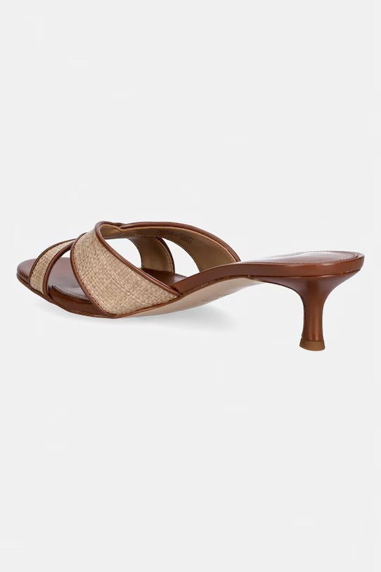 MICHAEL KORS Sandalo Donna CASSIDY KITTEN SANDAL 40S6CSMS2D 230 LUGGAGE