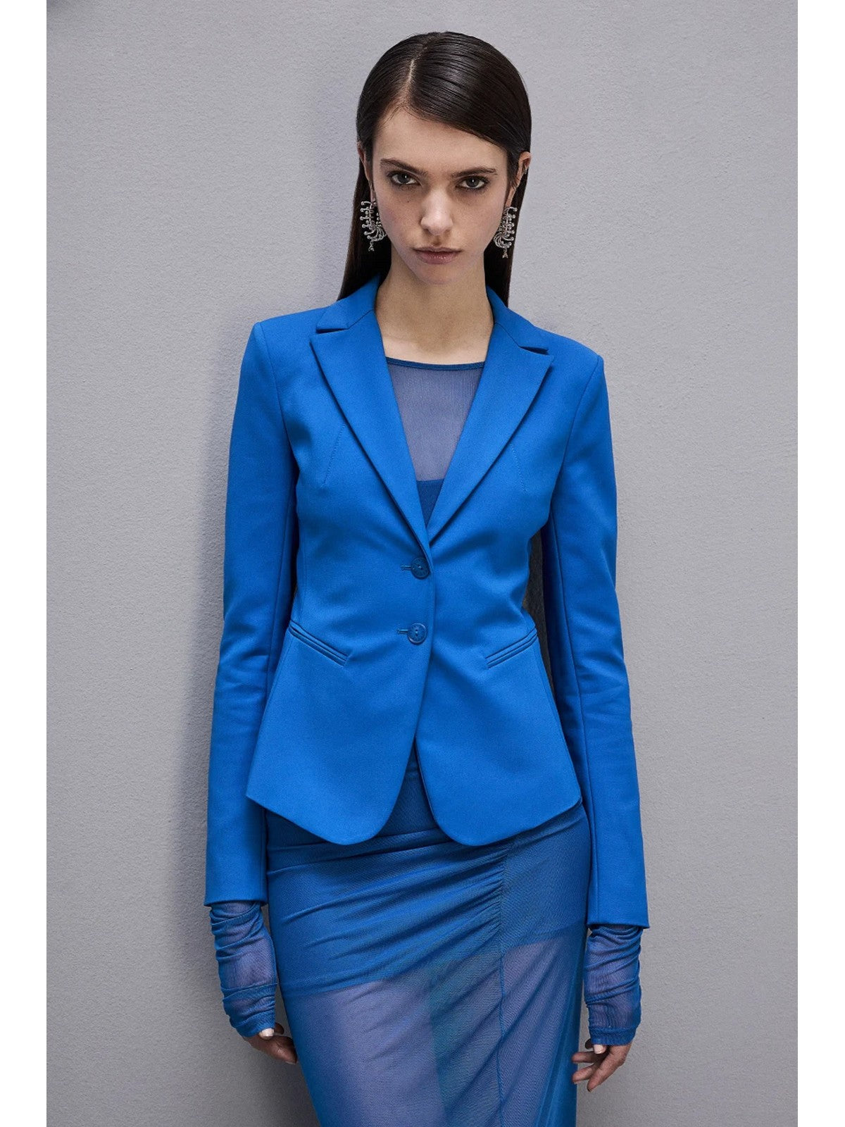 PATRIZIA PEPE Giacca Donna CSA112 AQ39 C990 Blu gioboutiqueweb