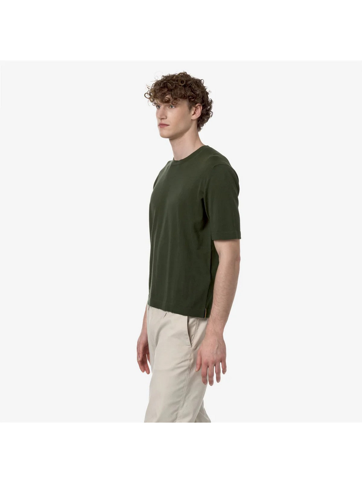 K-WAY T-Shirt e Polo Uomo Combe K4126SW 576 Verde gioboutiqueweb