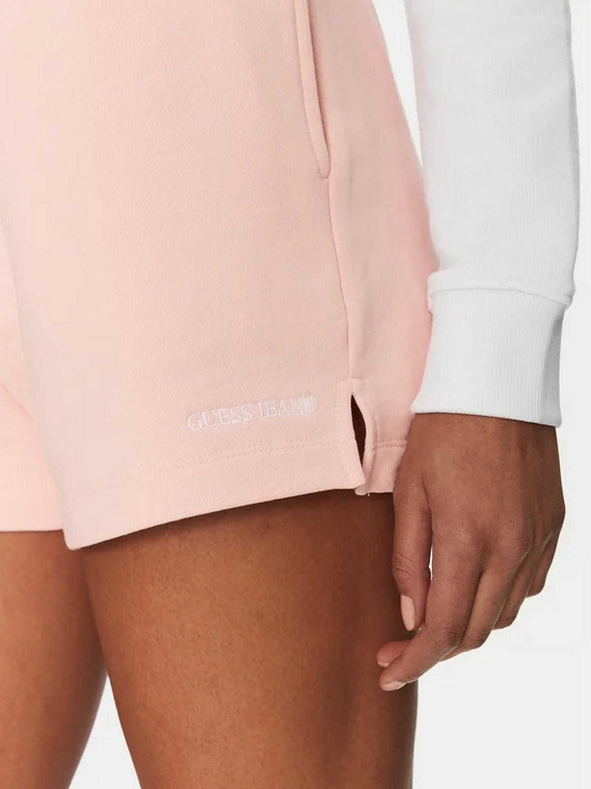 GUESS Pantaloncino Donna GJ REG EMBRO SHORTS W5GD0O K68I4 G6R4 BLUSH COTTON