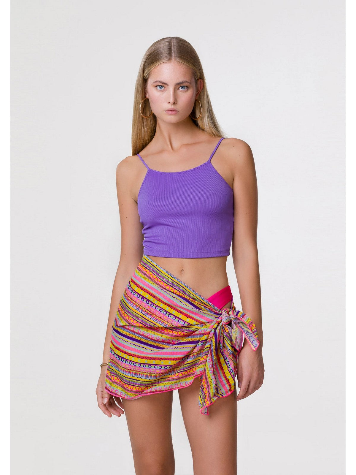 ME FUI Copricostume Donna MF24-0136X1 Multicolore gioboutiqueweb