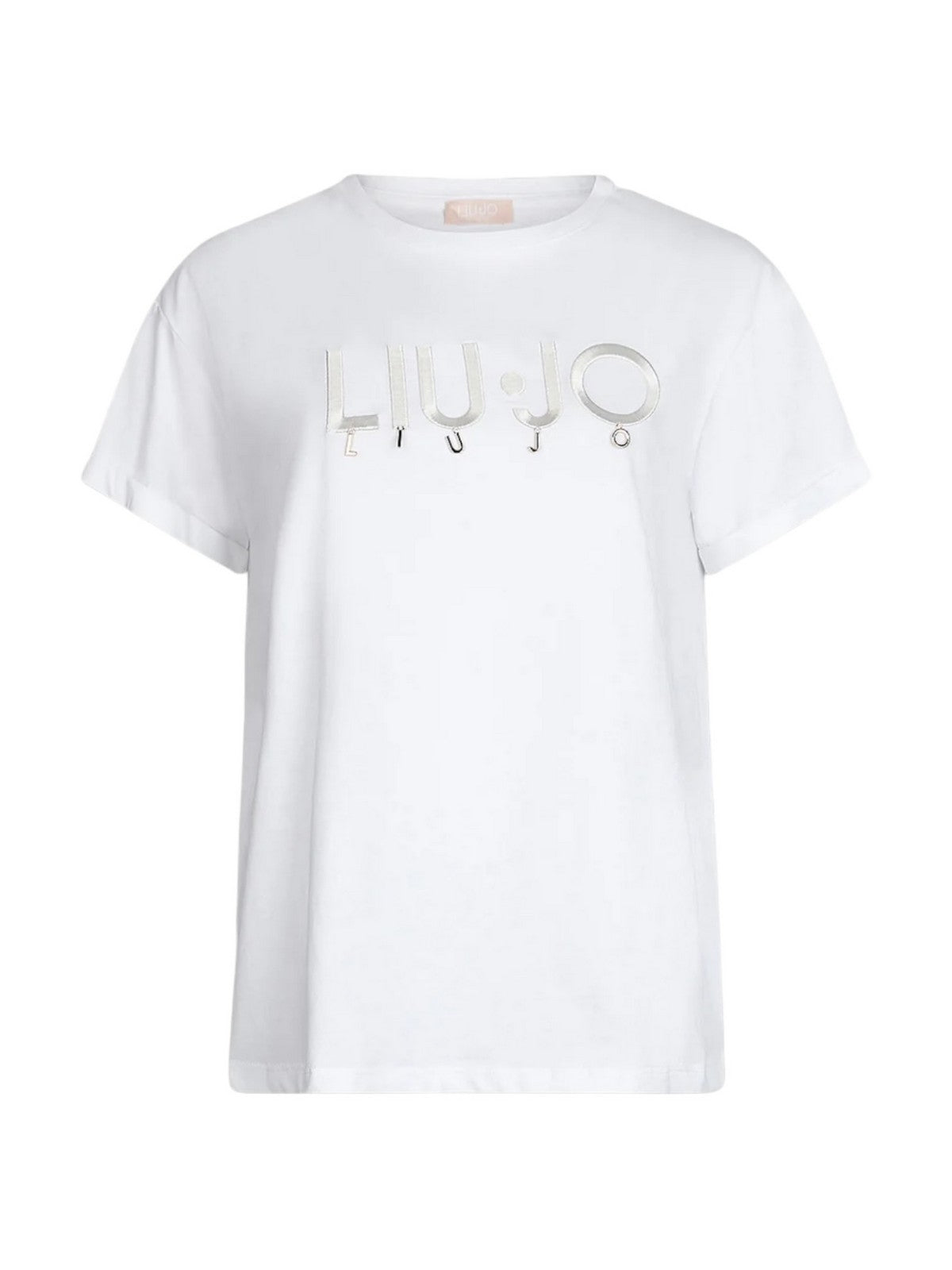 LIU JO WHITE T-shirt Donna WA5007JS923 M9513 Bianco gioboutiqueweb