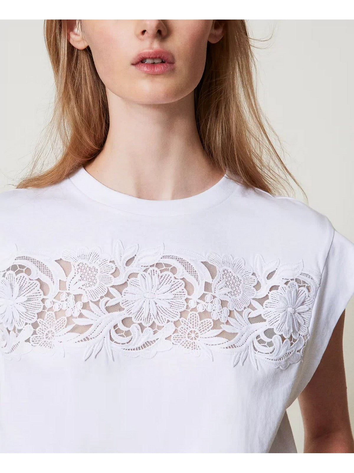 TWINSET T-shirt Donna 251TP2073 00001 Bianco gioboutiqueweb
