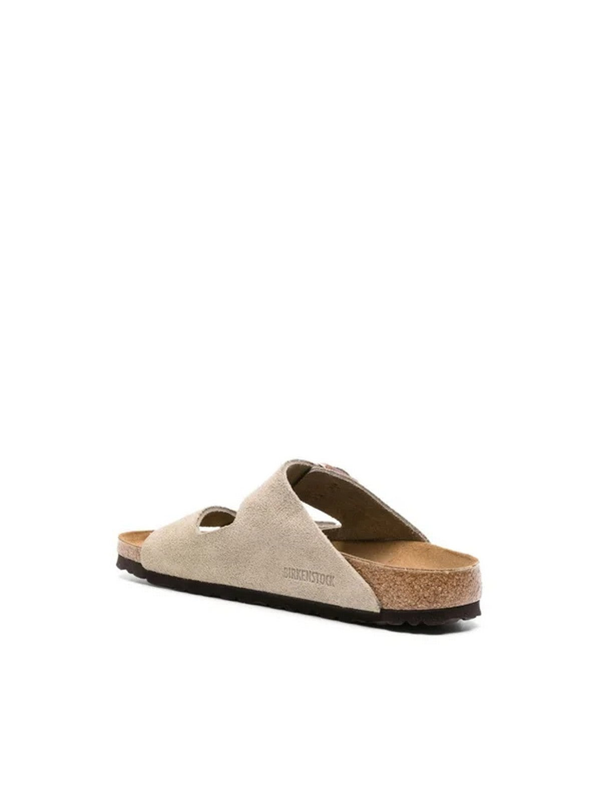 BIRKENSTOCK Sandalo Unisex adulto Arizona taupe, Suede Leather 051463 Marrone gioboutiqueweb