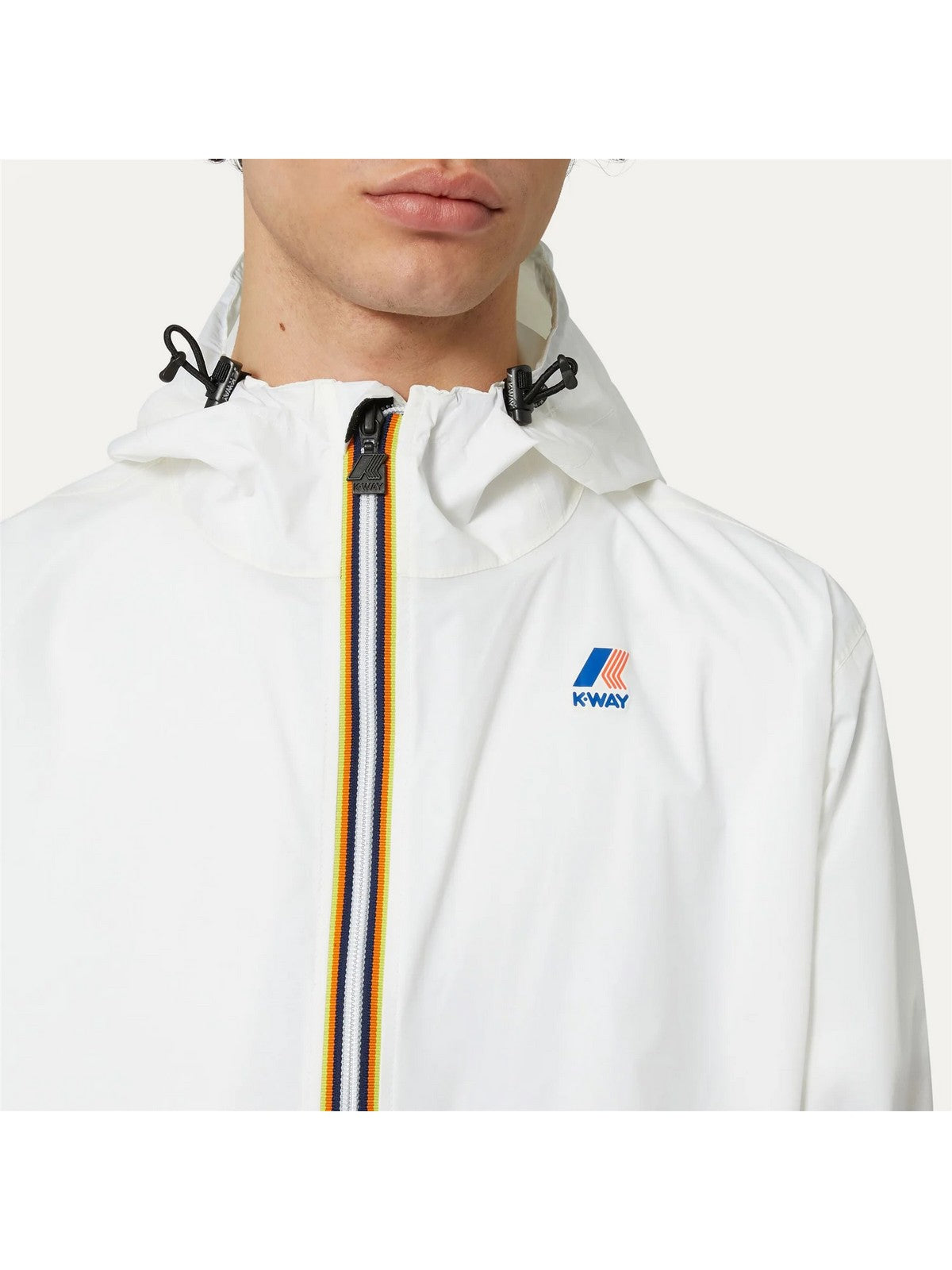 Chaqueta para hombres k-way le vrai 3.0 Claude K004BD0 001 White