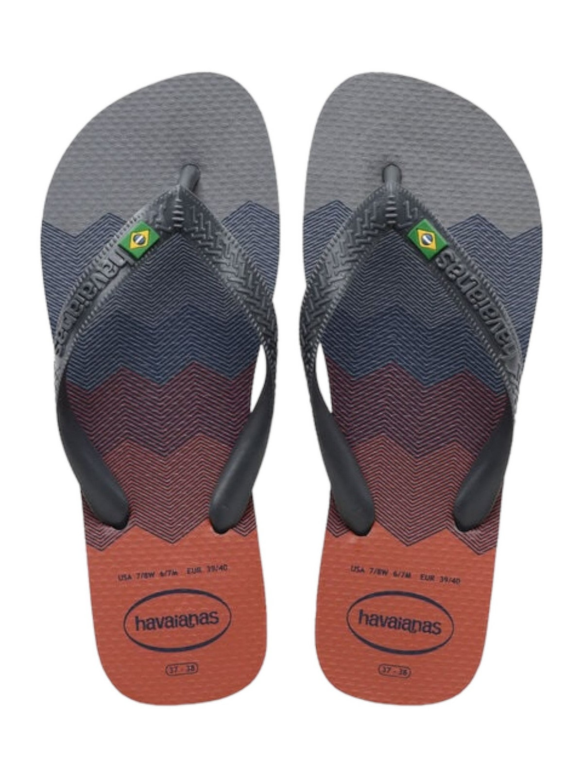 HAVAIANAS Infradito Unisex adulto Hav. Brasil Fresh 4145745.5002 Grigio gioboutiqueweb