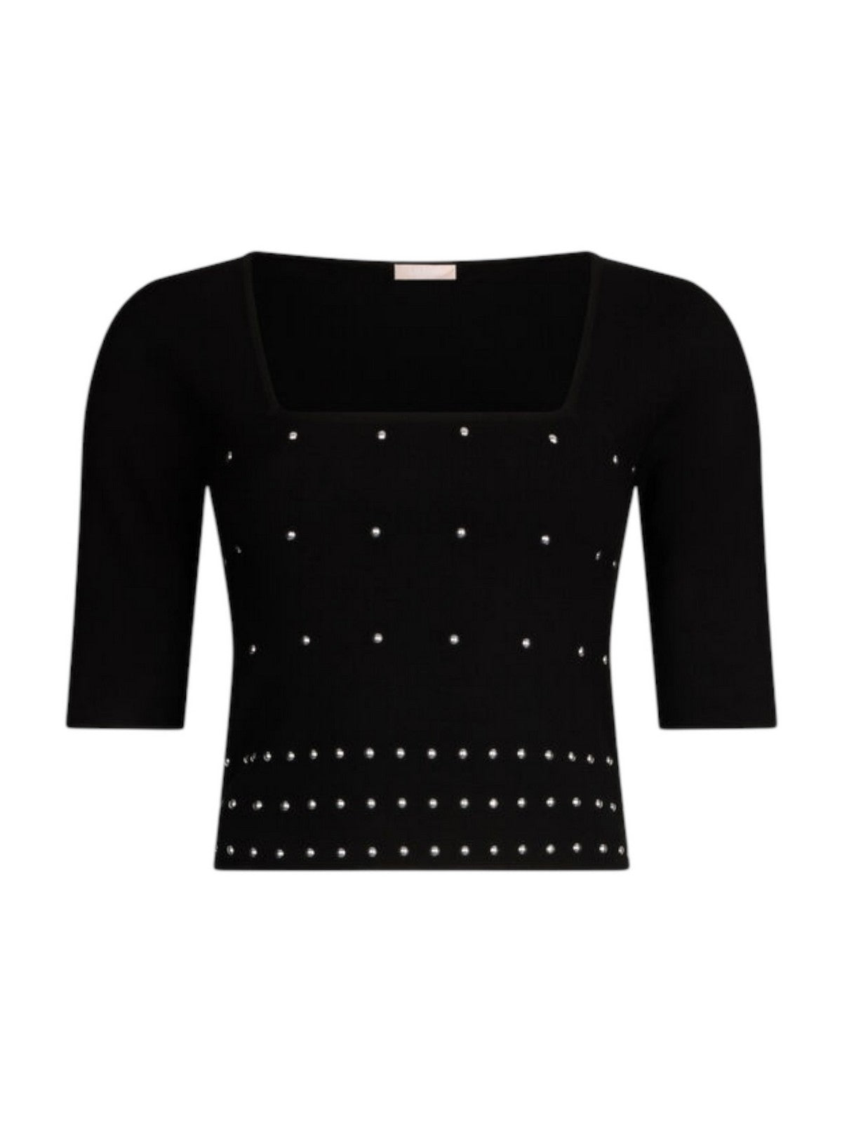 LIU JO WHITE Maglia Donna WA5206MS99E 22222 Nero gioboutiqueweb