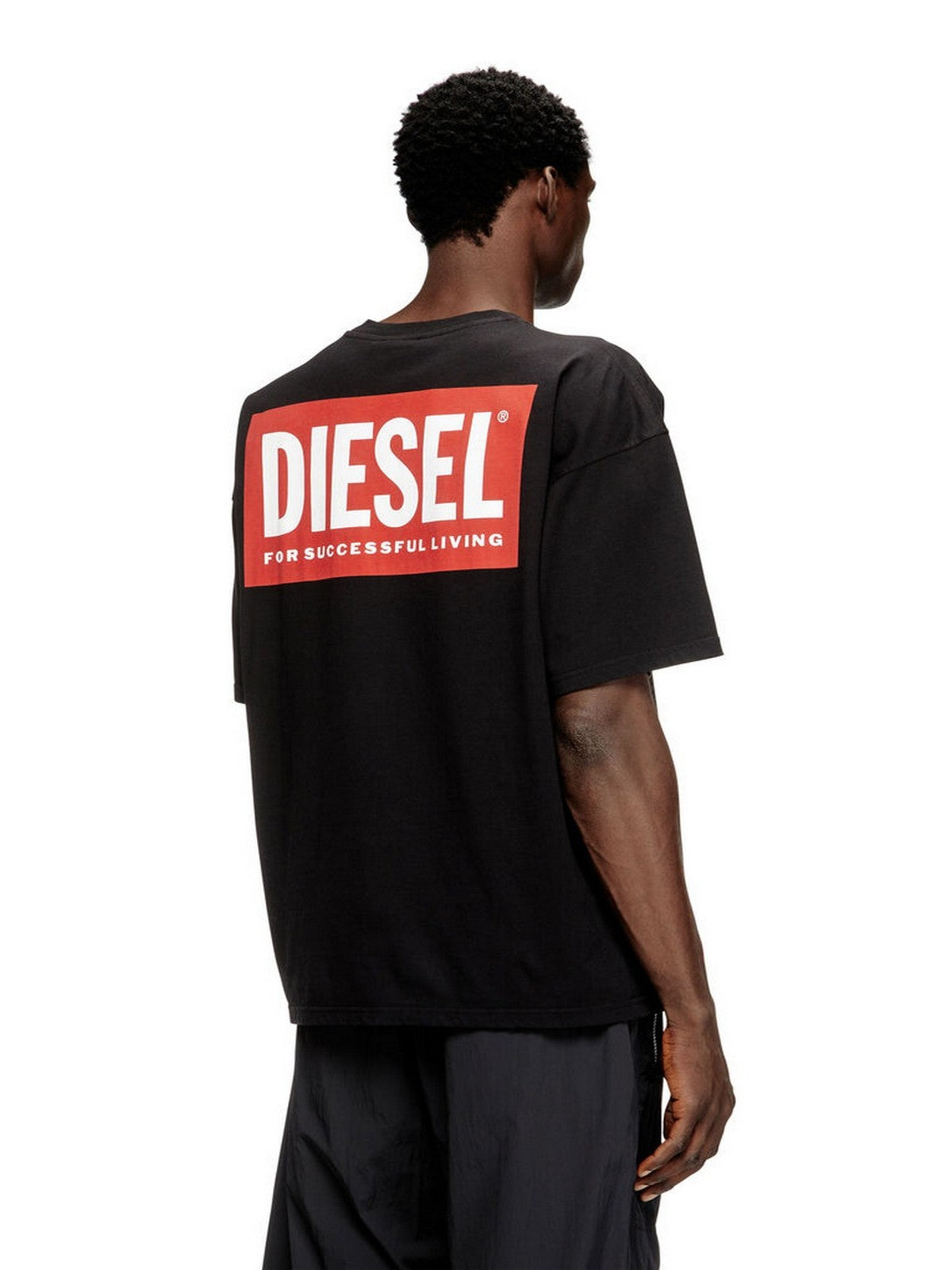 DIESEL T-shirt Uomo T-BOXT-BISK MAGLIETTA A20036 0EPCA 9XX 001 - BLACK