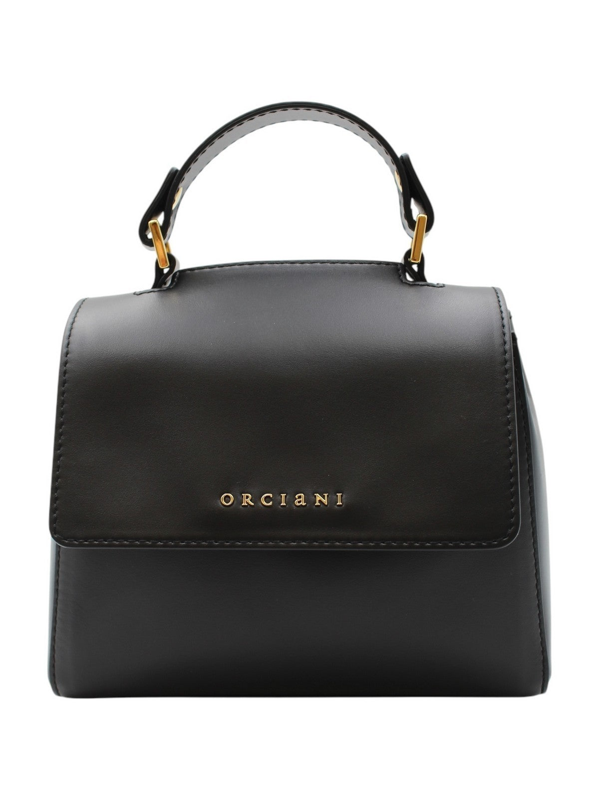 ORCIANI Borsa Donna VANITY ORO B02019 VAO NER Nero gioboutiqueweb