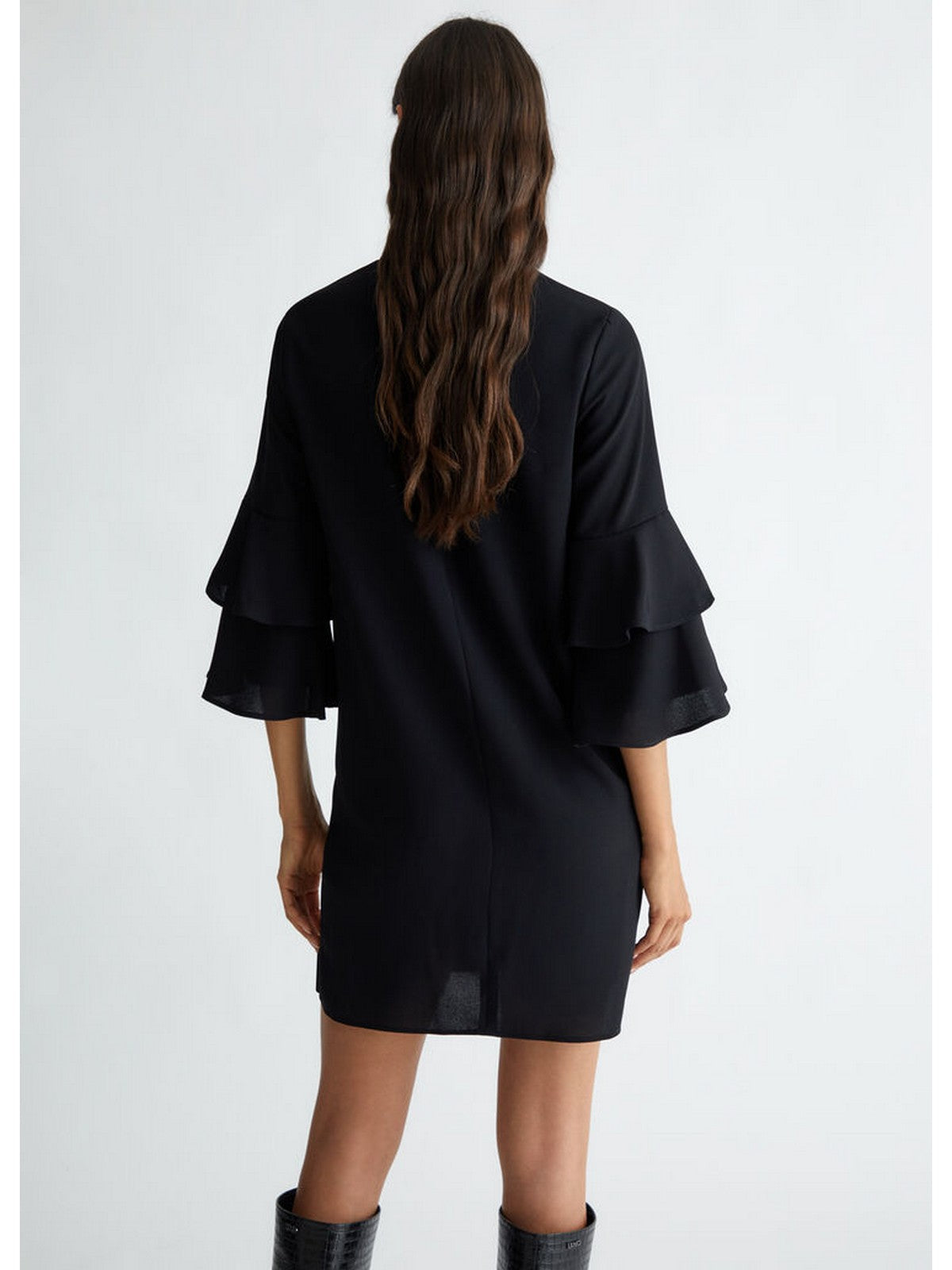 LIU JO WHITE Abito Donna WF4567T0347 22222 Nero gioboutiqueweb