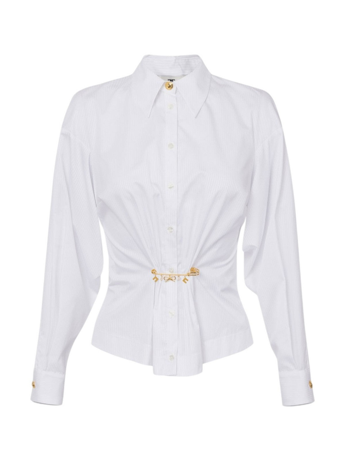 ELISABETTA FRANCHI Camicia Donna CA04851E2-100 Bianco gioboutiqueweb