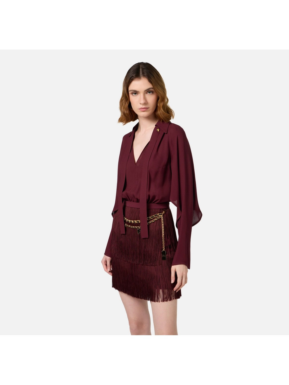 ELISABETTA FRANCHI Abito Donna AB65446E2 CG3 Rosso gioboutiqueweb