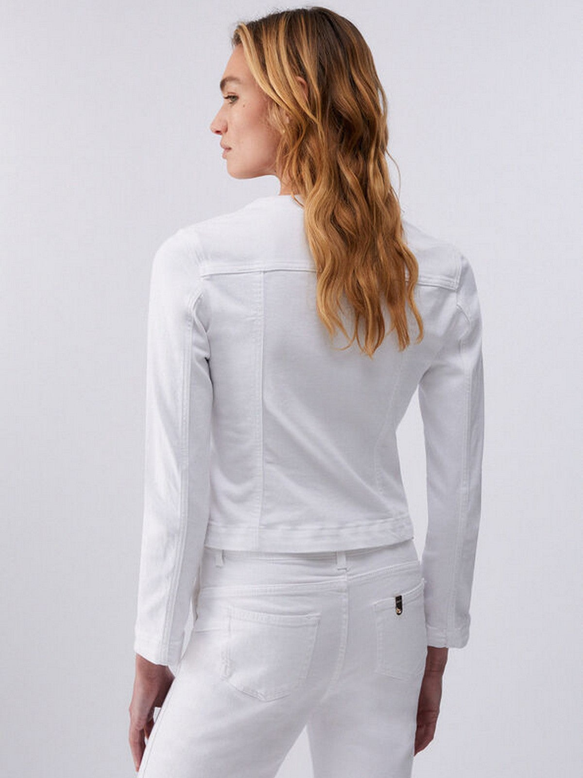 LIU JO BLUE DENIM Giubbino Donna UA6260D0275 11111 BIANCO OTTICO