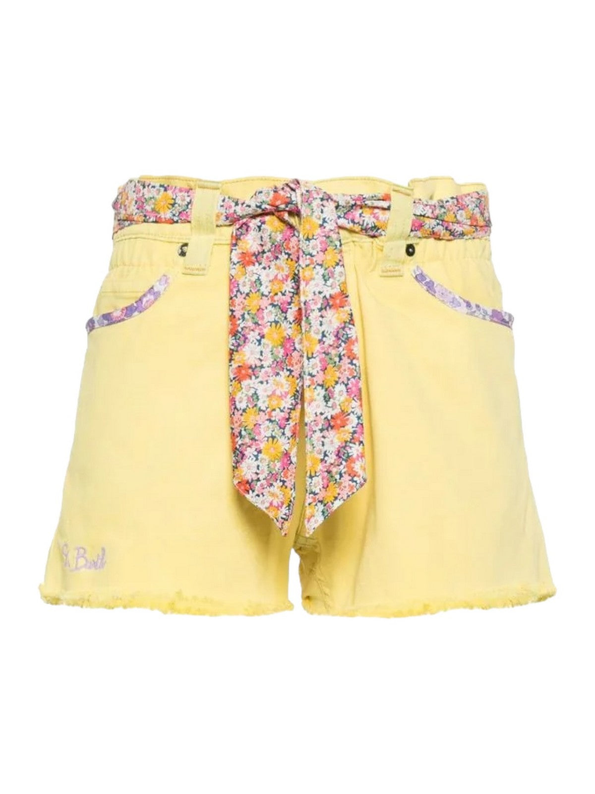 MC2 SAINT BARTH Pantaloncino Donna ARIZONA 04941F Giallo gioboutiqueweb