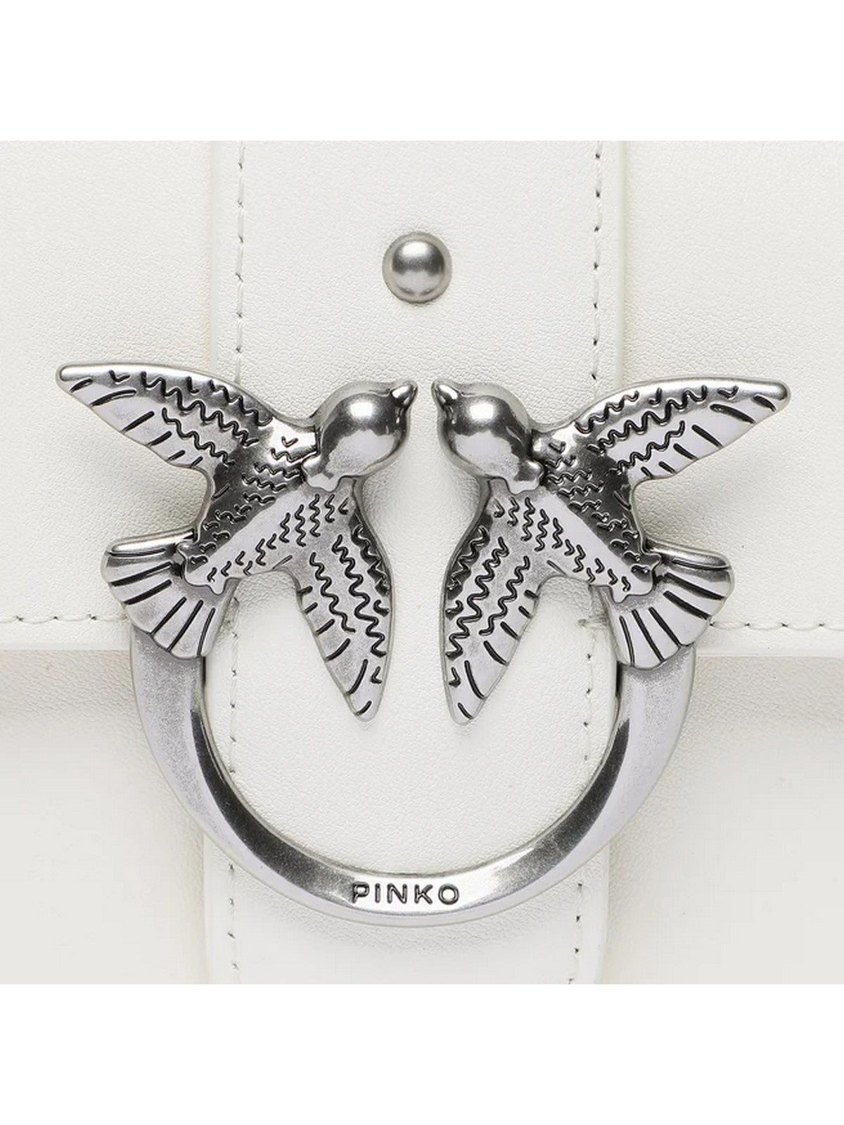 PINKO Borsa Donna Love one pocket 100061-A0F1 Z14O Bianco gioboutiqueweb