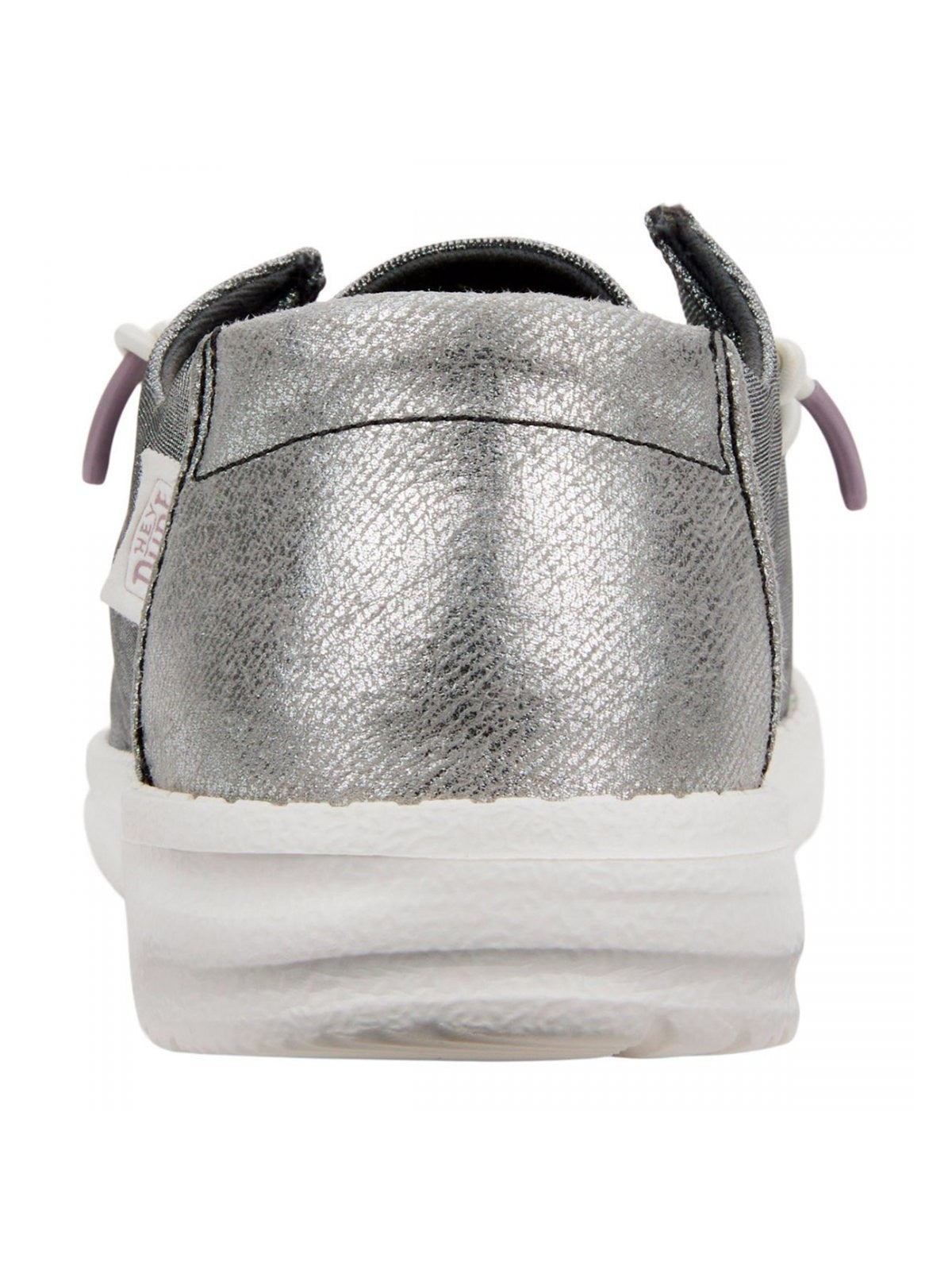 HEY DUDE Mocassino Donna Wendy Metallic Sparkle HD.41082 025 Grigio gioboutiqueweb