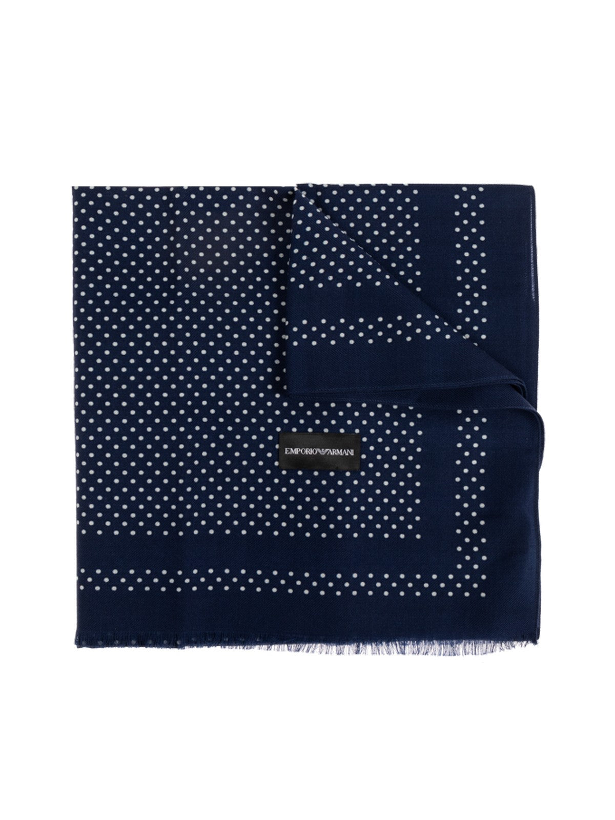 EMPORIO ARMANI Herrenstola EM003845 AF20009 FB336 BLAU+FANCY POLKA WHITE