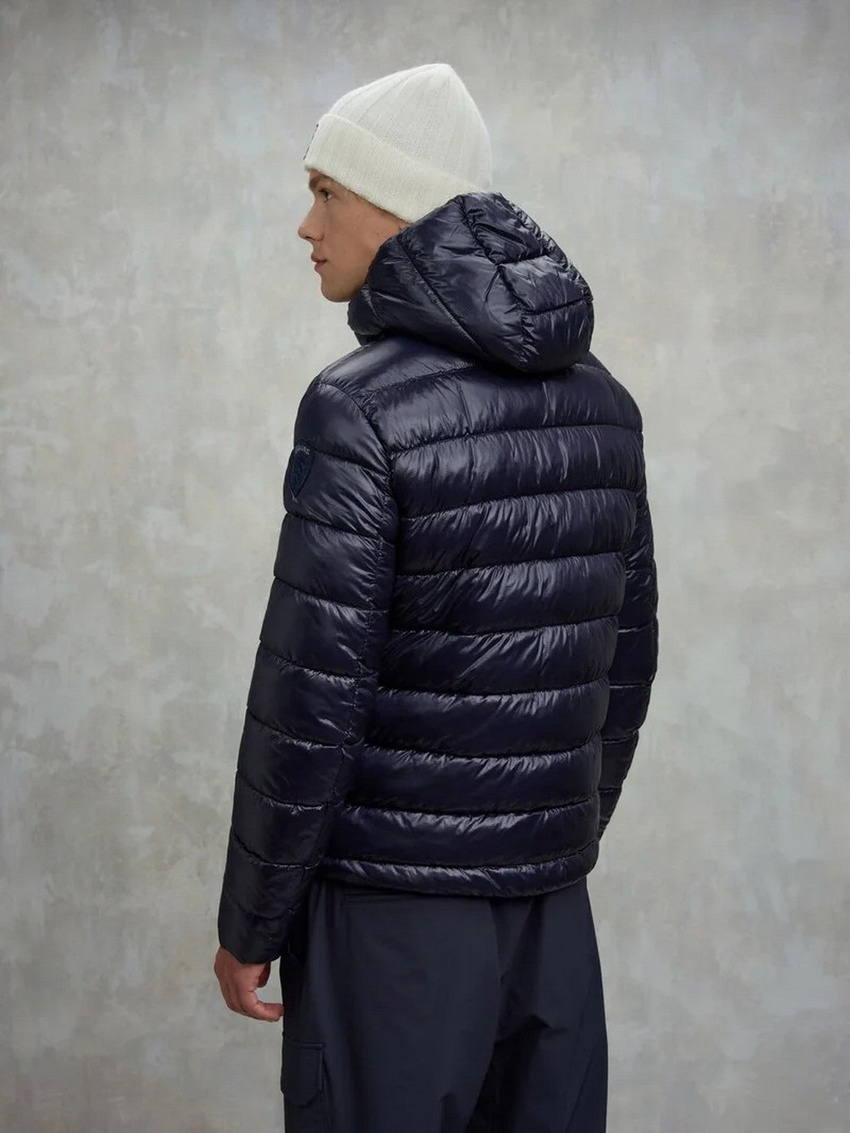 BLAUER Piumino Uomo ADAMS 25WBLUC02079 005958 888TB BLU int. TABACCO