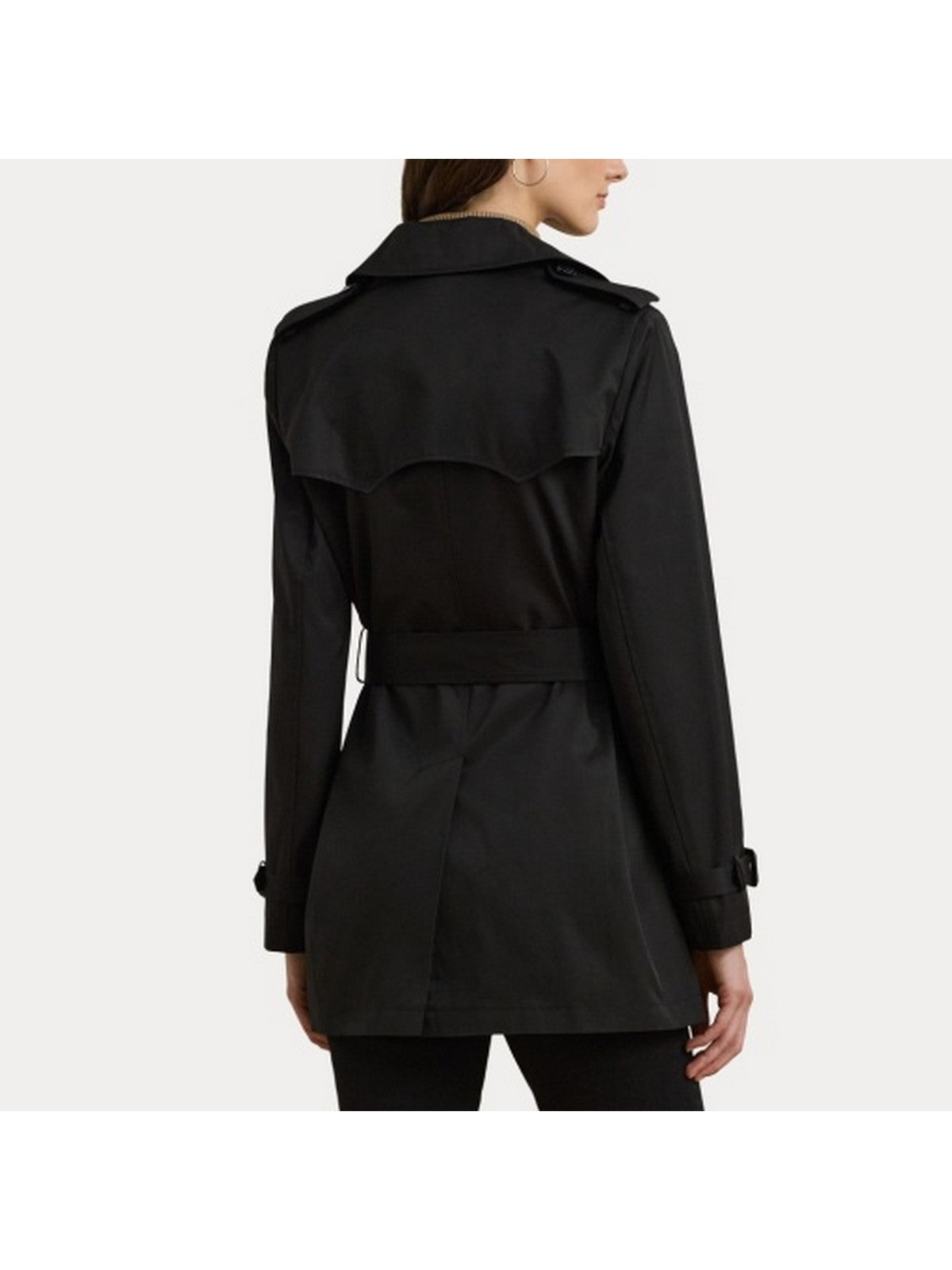 LAUREN RALPH LAUREN Trench Donna DB BLT TR30 297967126 001 Nero gioboutiqueweb