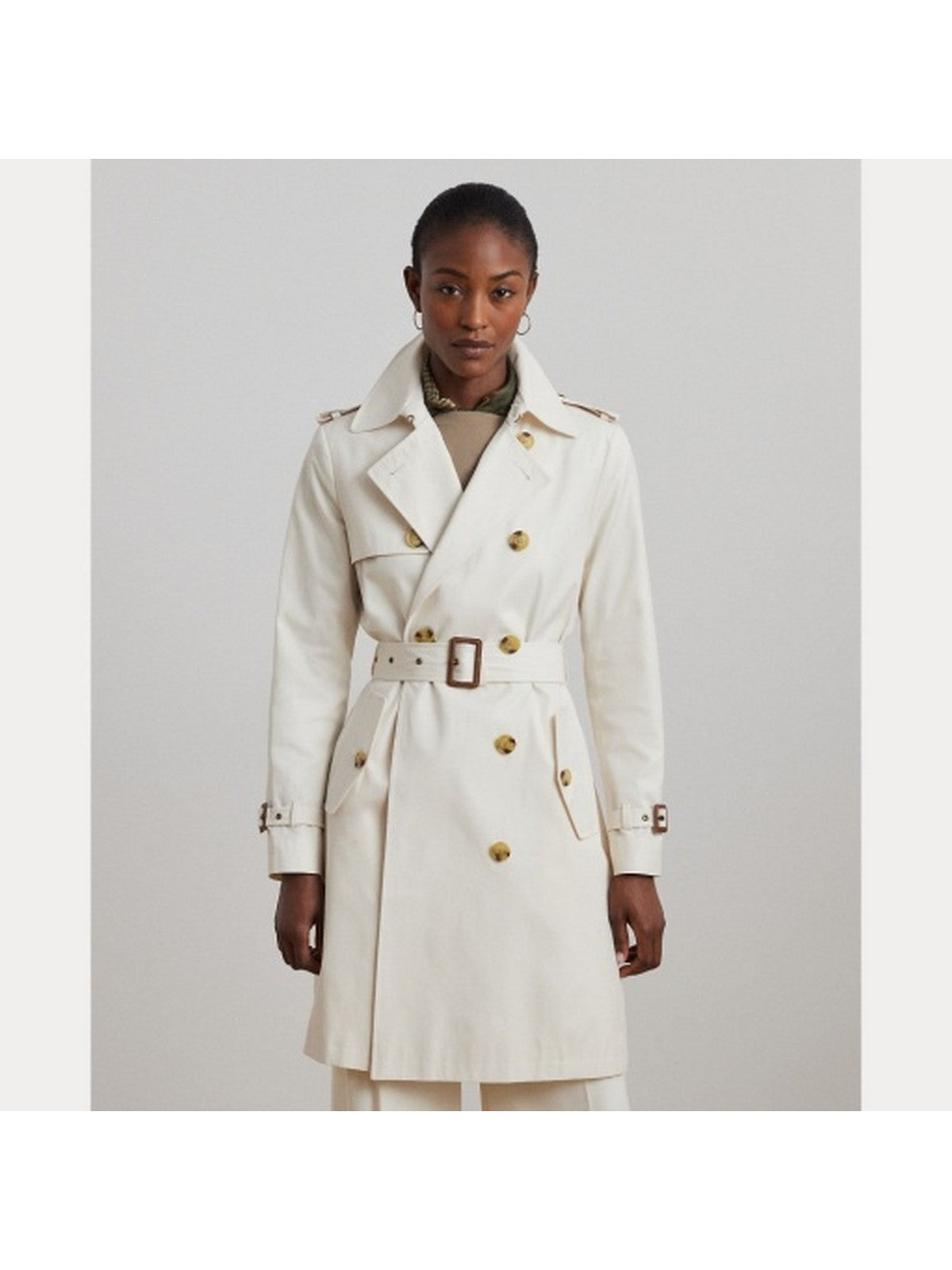 LAUREN RALPH LAUREN Trench Donna DB BLT RN38 297967122 004 Beige gioboutiqueweb
