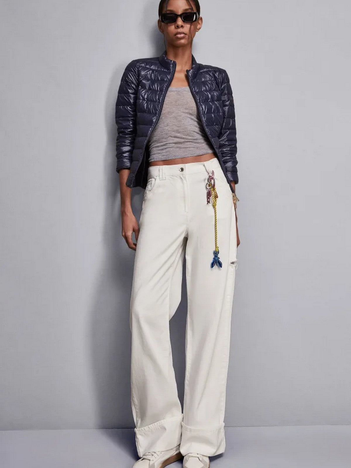 PATRIZIA PEPE Piumino Donna CO0178 A503 C789 Blu gioboutiqueweb